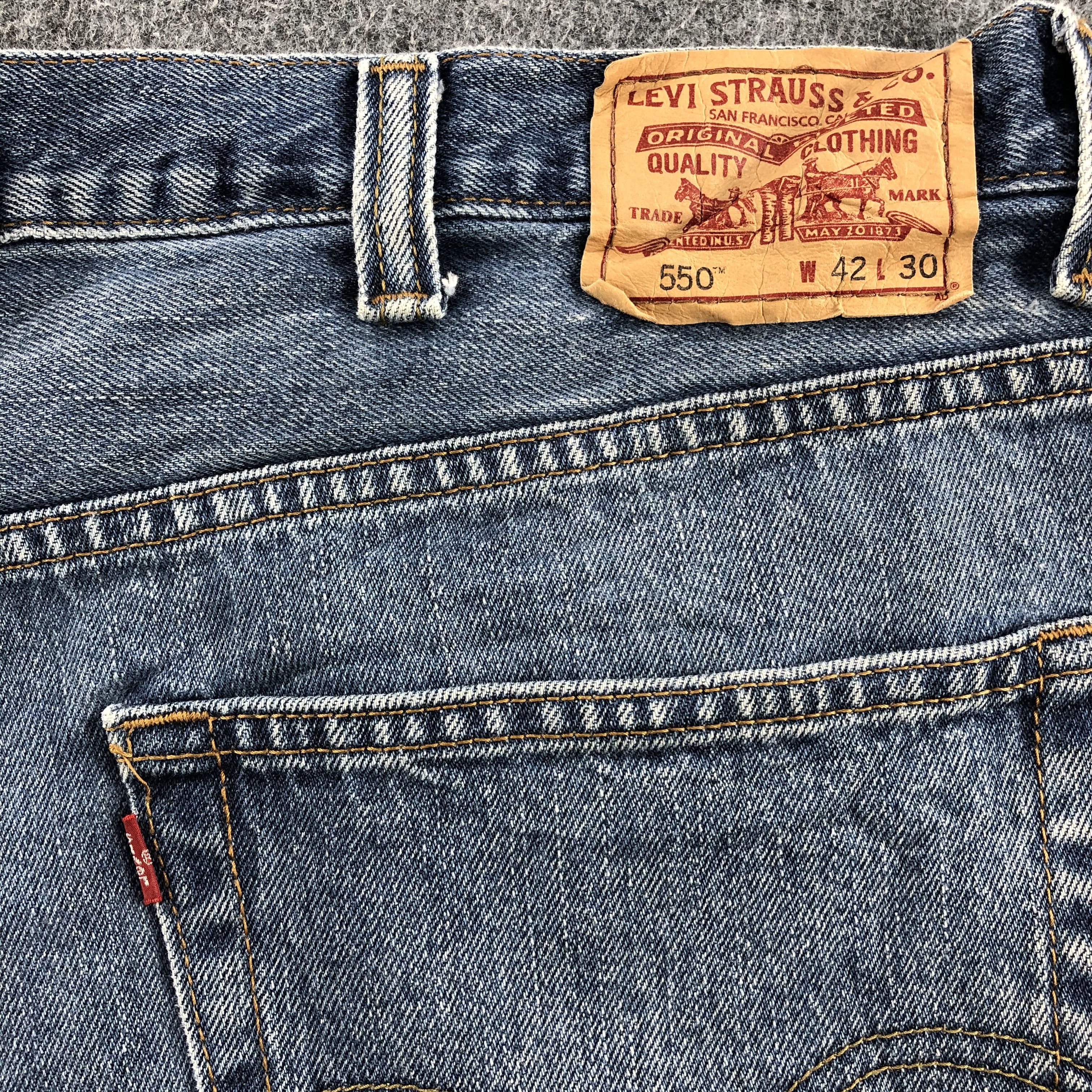 Levi's Light Wash Vintage Levis 550 Jeans-J1282 Size US 43 - 5 Thumbnail