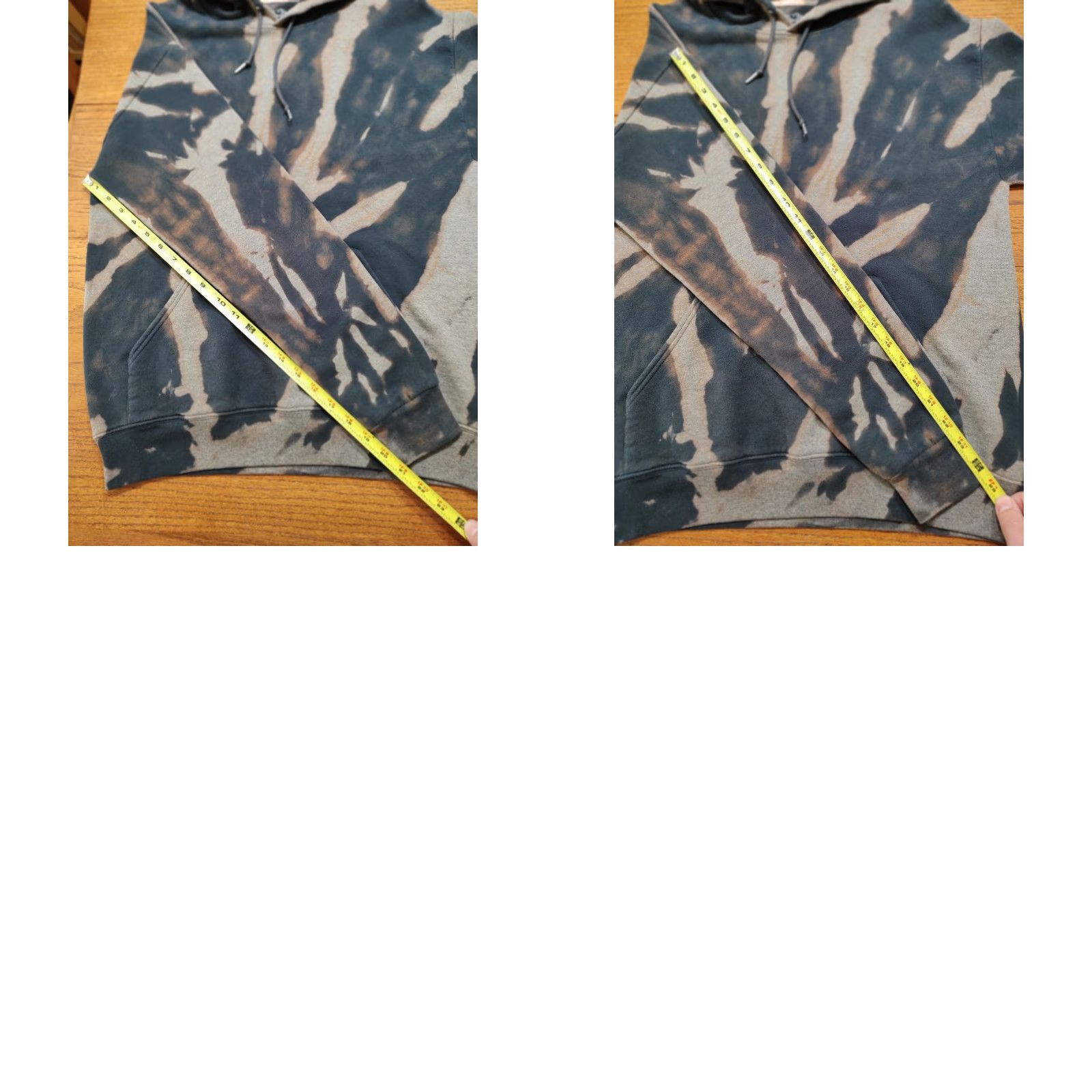 Fruit Of The Loom Tie Dye Swirl Acid Wash Tag Medium Black Hoodie Sweatshirt 1 Of 1 Size US M / EU 48-50 / 2 - 8 Thumbnail