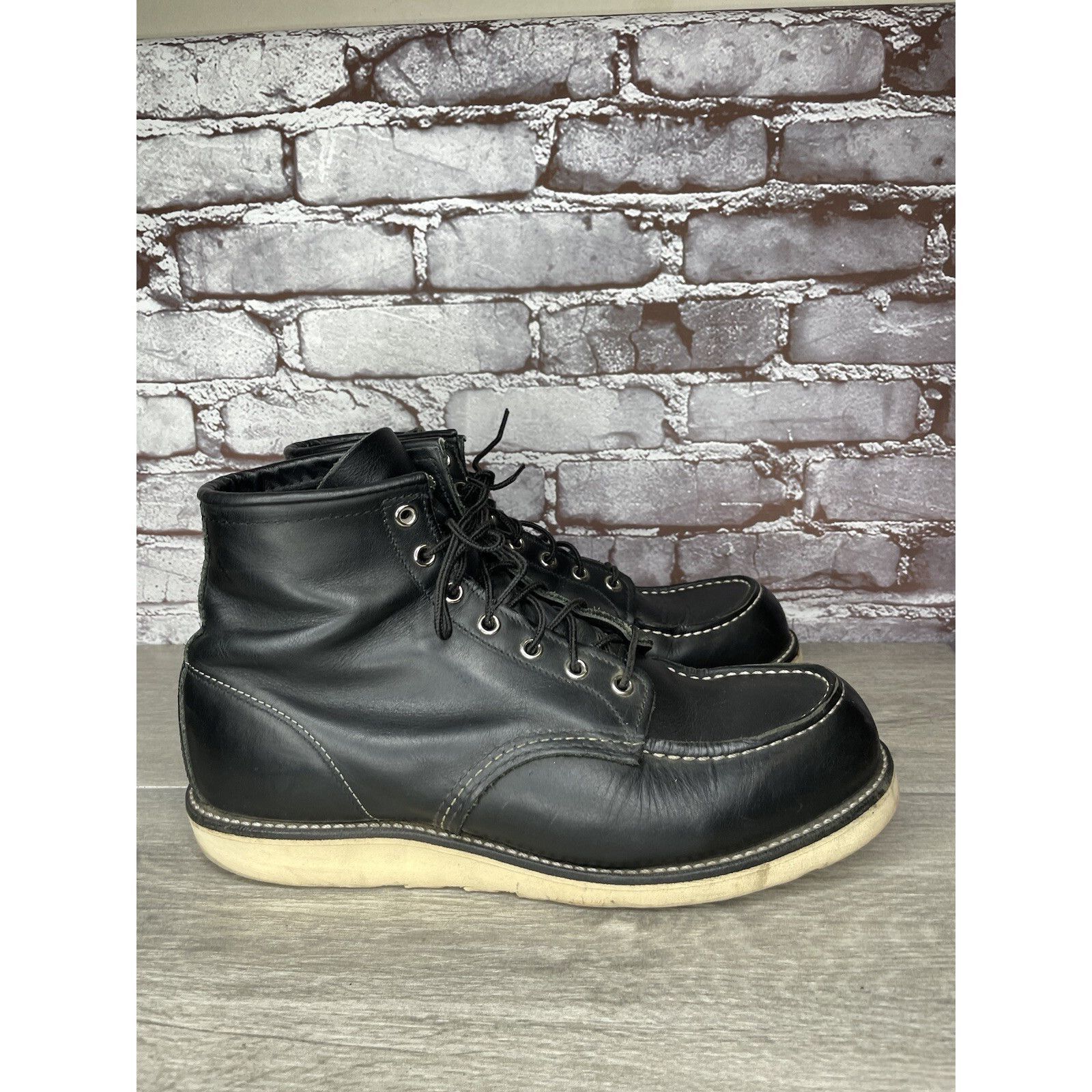 Red Wing Red Wing Boots 9075 Harley Ninja Genuine Black Leather Lace Size US 11 / EU 44 - 3 Thumbnail