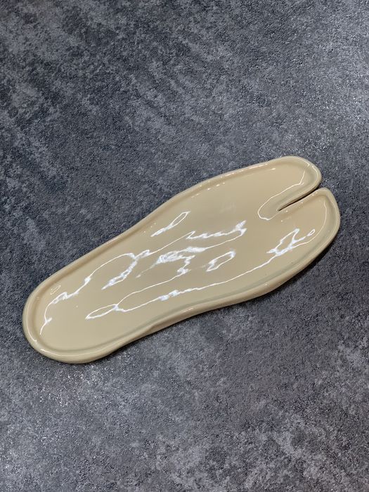 Custom Porcelain Tabi ashtray Plate in Maison Margiela style Grailed