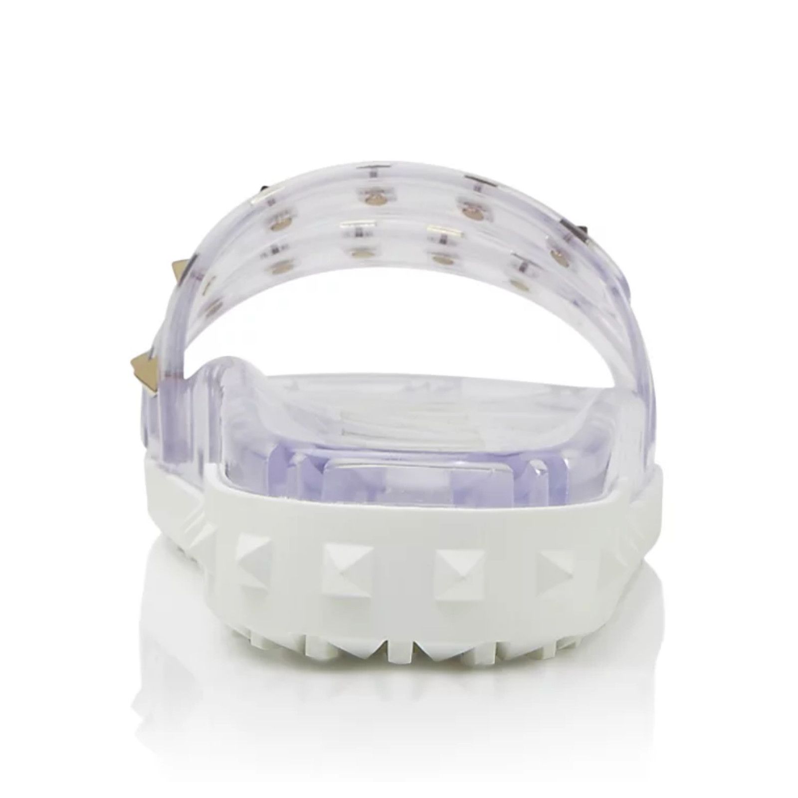 Valentino Valentino Rockstud Clear Rubber Strap Flat Slide Flip Flop Size US 5 / IT 35 - 14 Thumbnail
