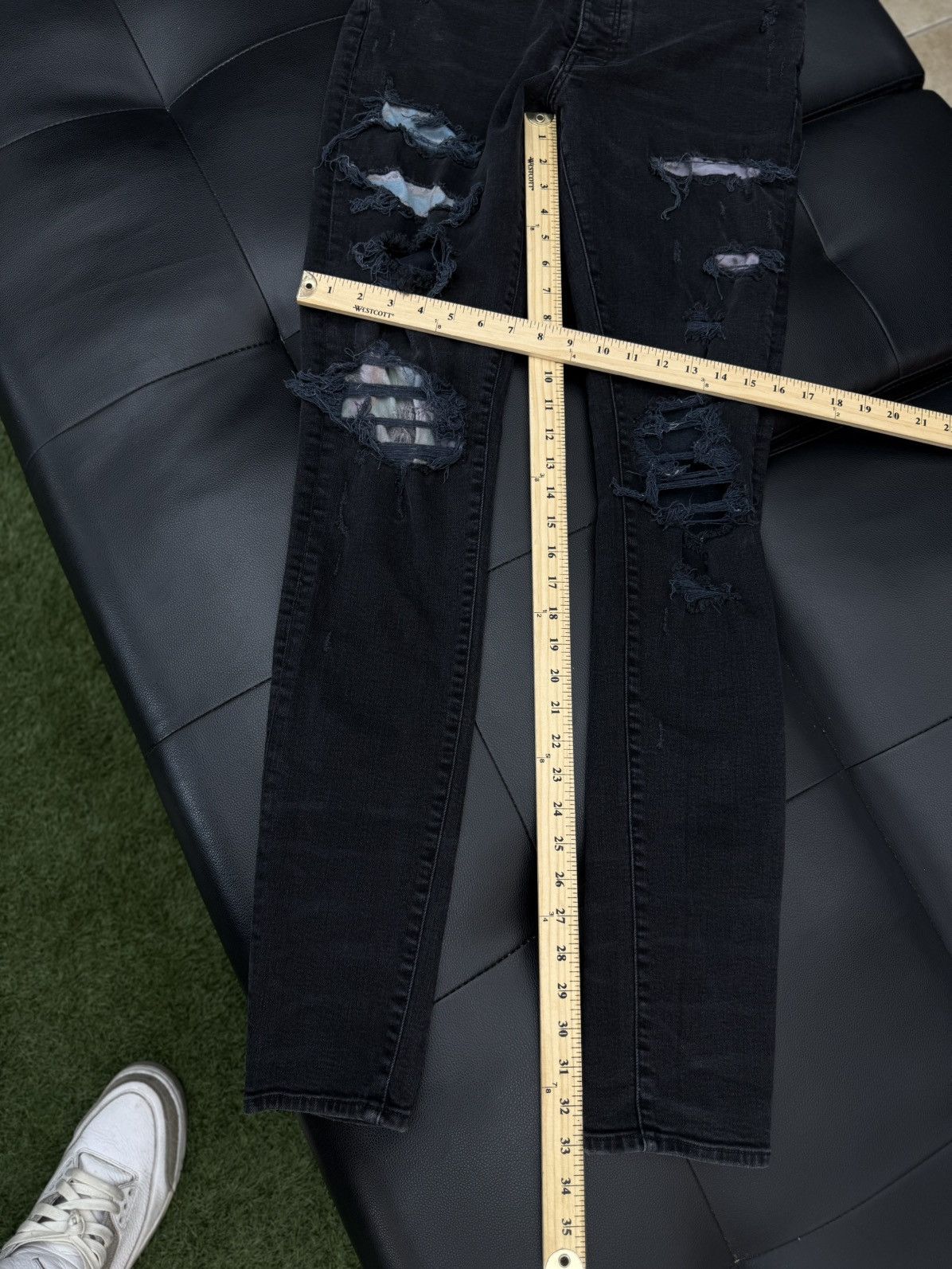 Amiri Amiri Jeans Black Colorful Patch Size 34 🧼 Size US 34 / EU 50 - 10 Thumbnail