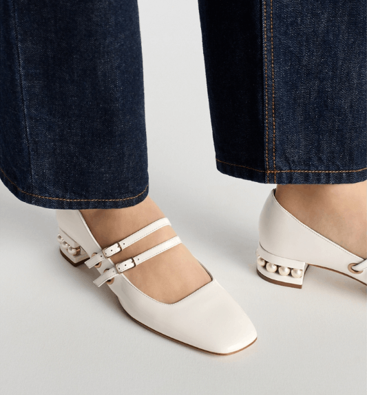 Dior o1w1db10426 KCB993 Pumps in Ivory Size US 10 / IT 40 - 5 Thumbnail