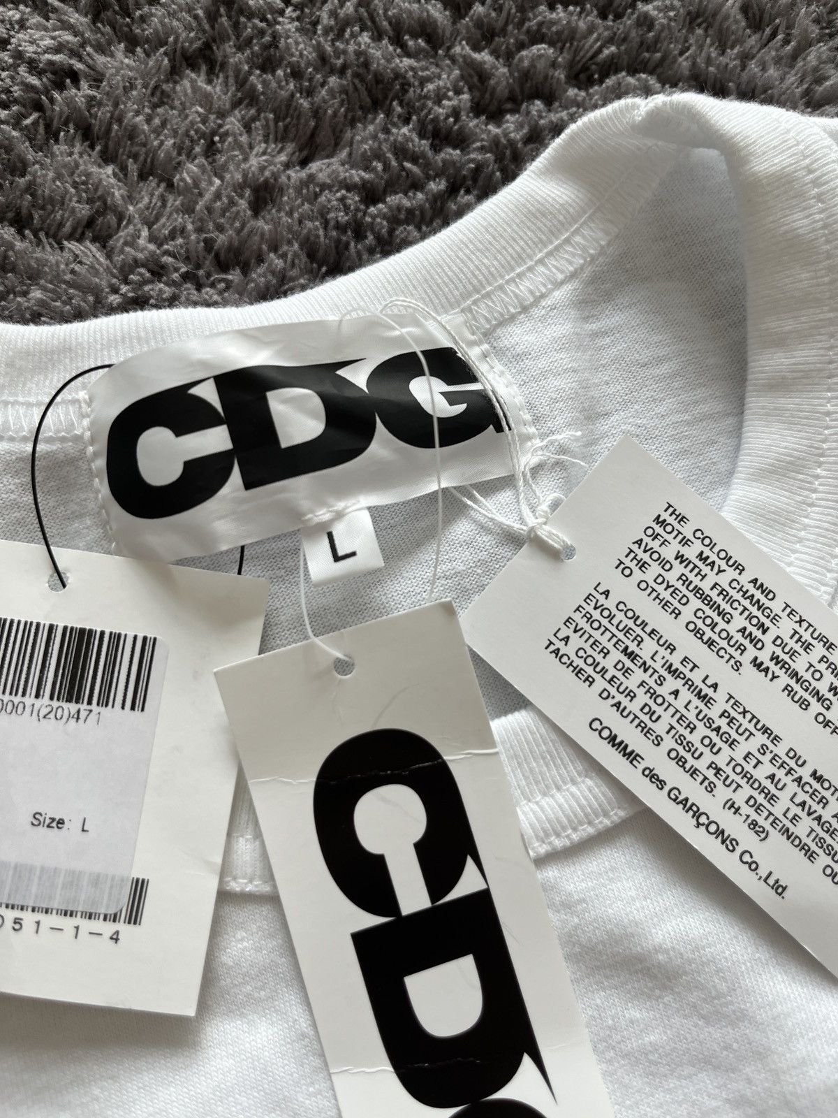 Comme des Garcons Comme Des Garçon x Futura white Graphic T-shirt L Size US L / EU 52-54 / 3 - 5 Thumbnail