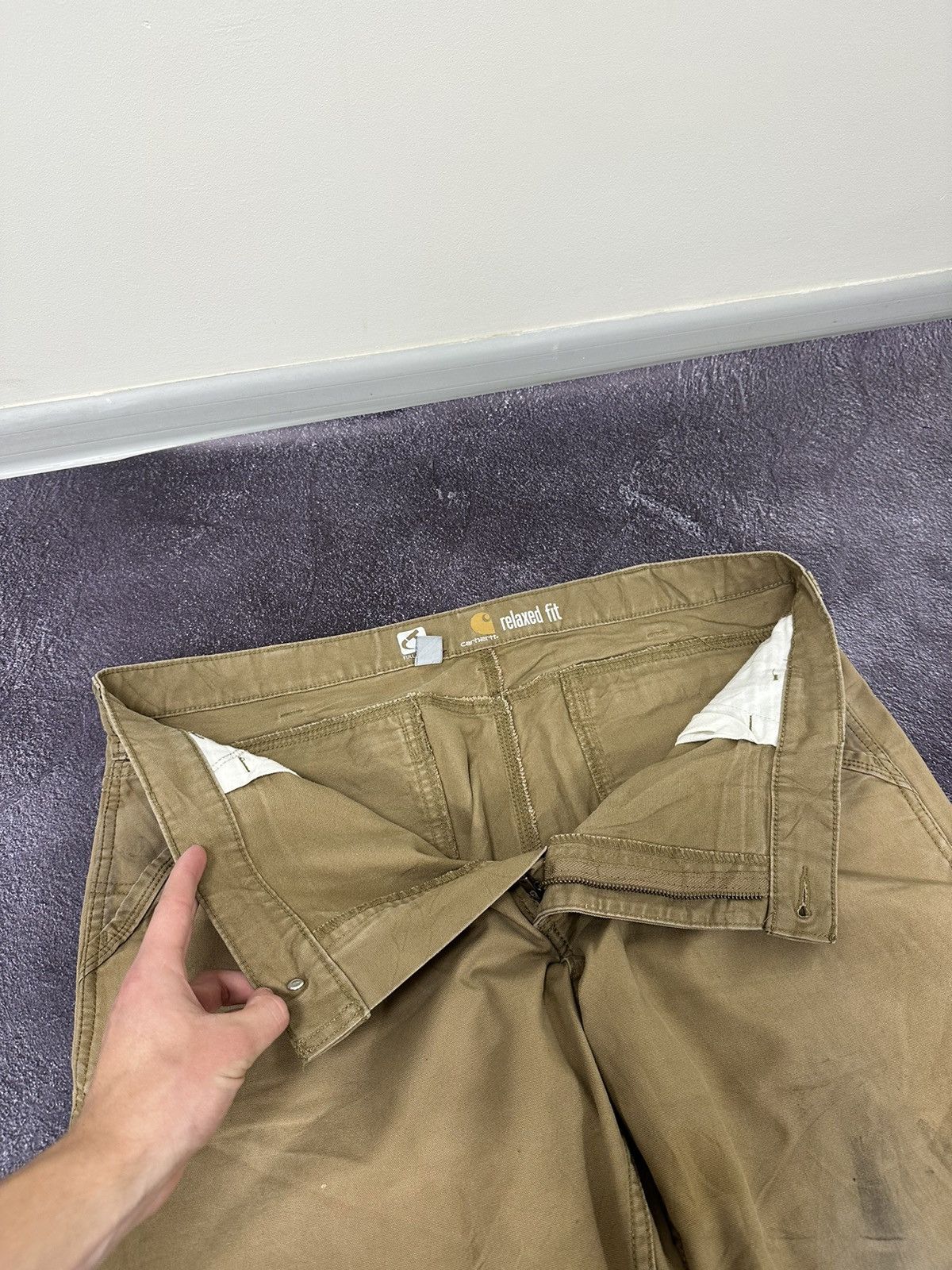 Carhartt Vintage Carhartt Carpenter Relaxed Fit USA Cargo Work Pants Size US 40 / EU 56 - 12 Thumbnail