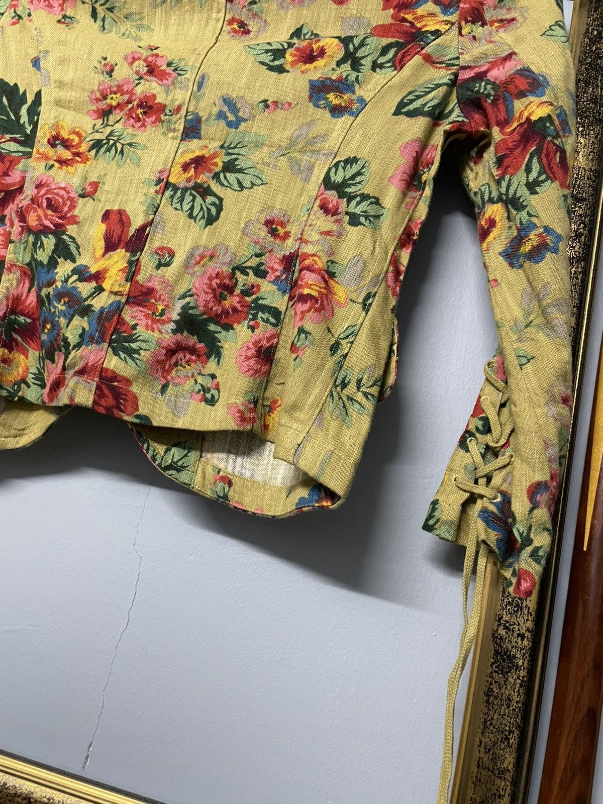 Vintage 90s Issey Miyake Sunaokuwahara Inspired Floral Vest