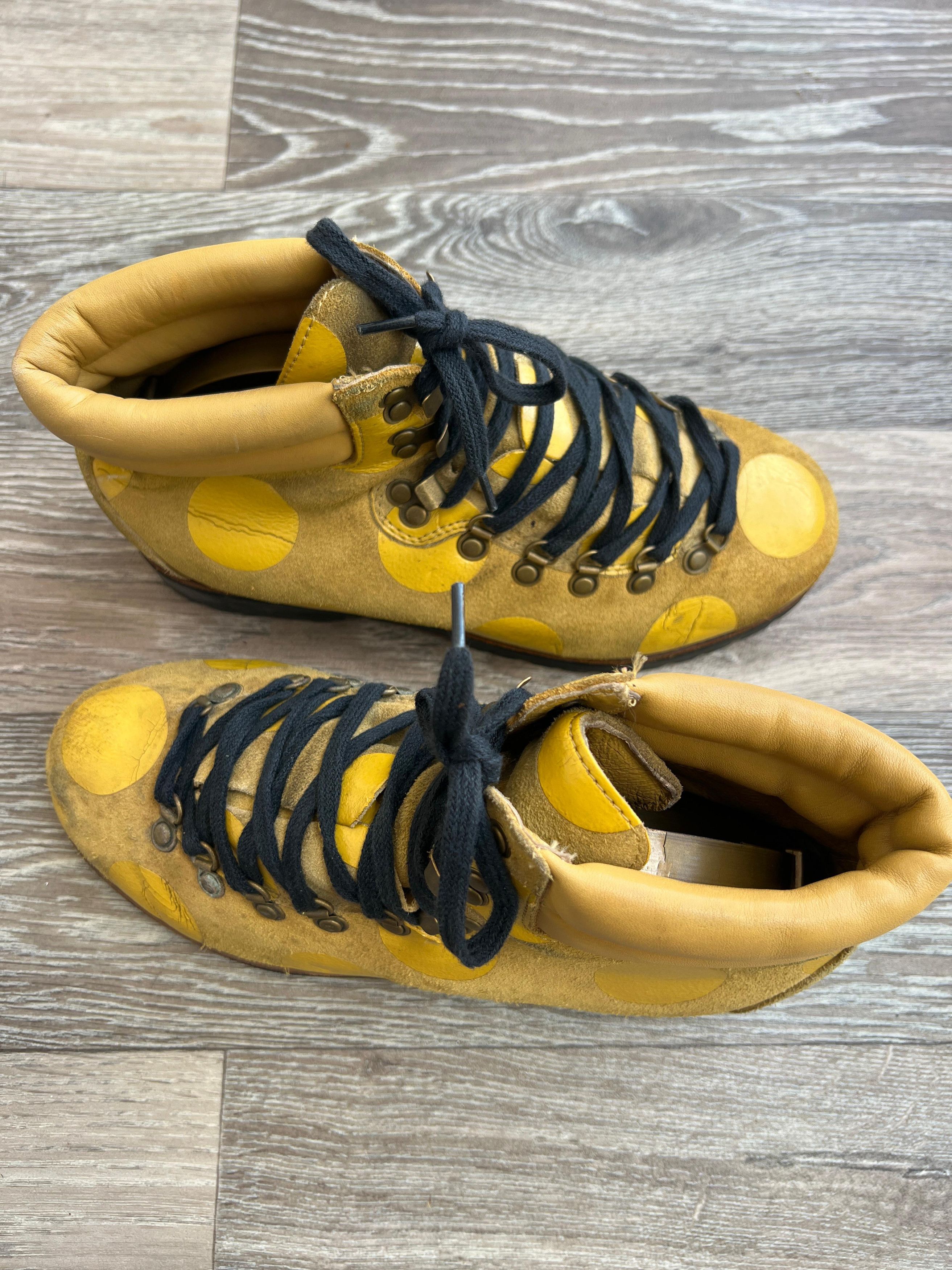 Adidas × Jeremy Scott Jeremy Scott Adidas Polka Dot Hiking Boots Sz US 7.5 Size US 7.5 / EU 40-41 - 5 Thumbnail