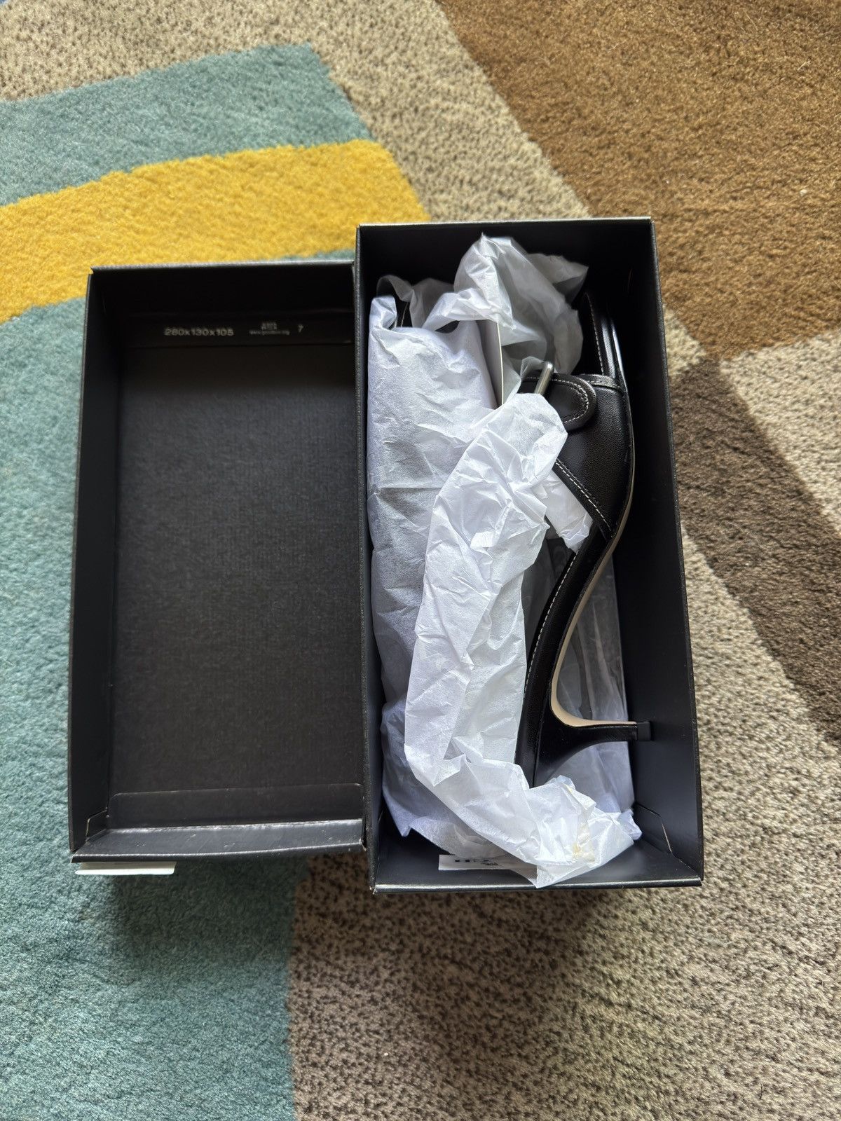 Coach Margot Leather Sandal size 8 Black