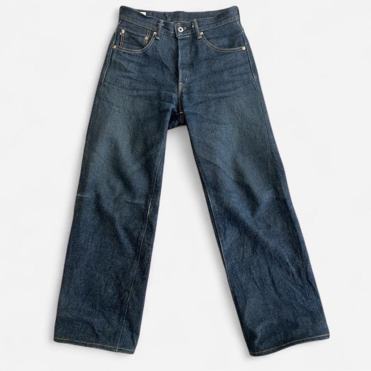 Oni Oni Denim 222ZR-BEG ‘Secret Denim’ 20oz - One Wash Size US 30 / EU 46 - 1 Thumbnail