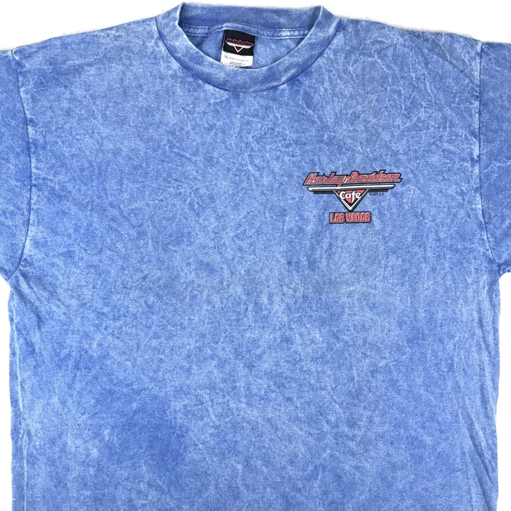 Harley Davidson VINTAGE HARLEY DAVIDSON T-Shirt XL 90s Motorcycle CAFE LAS VEGAS biker nevada Mens Size US XL / EU 56 / 4 - 3 Thumbnail