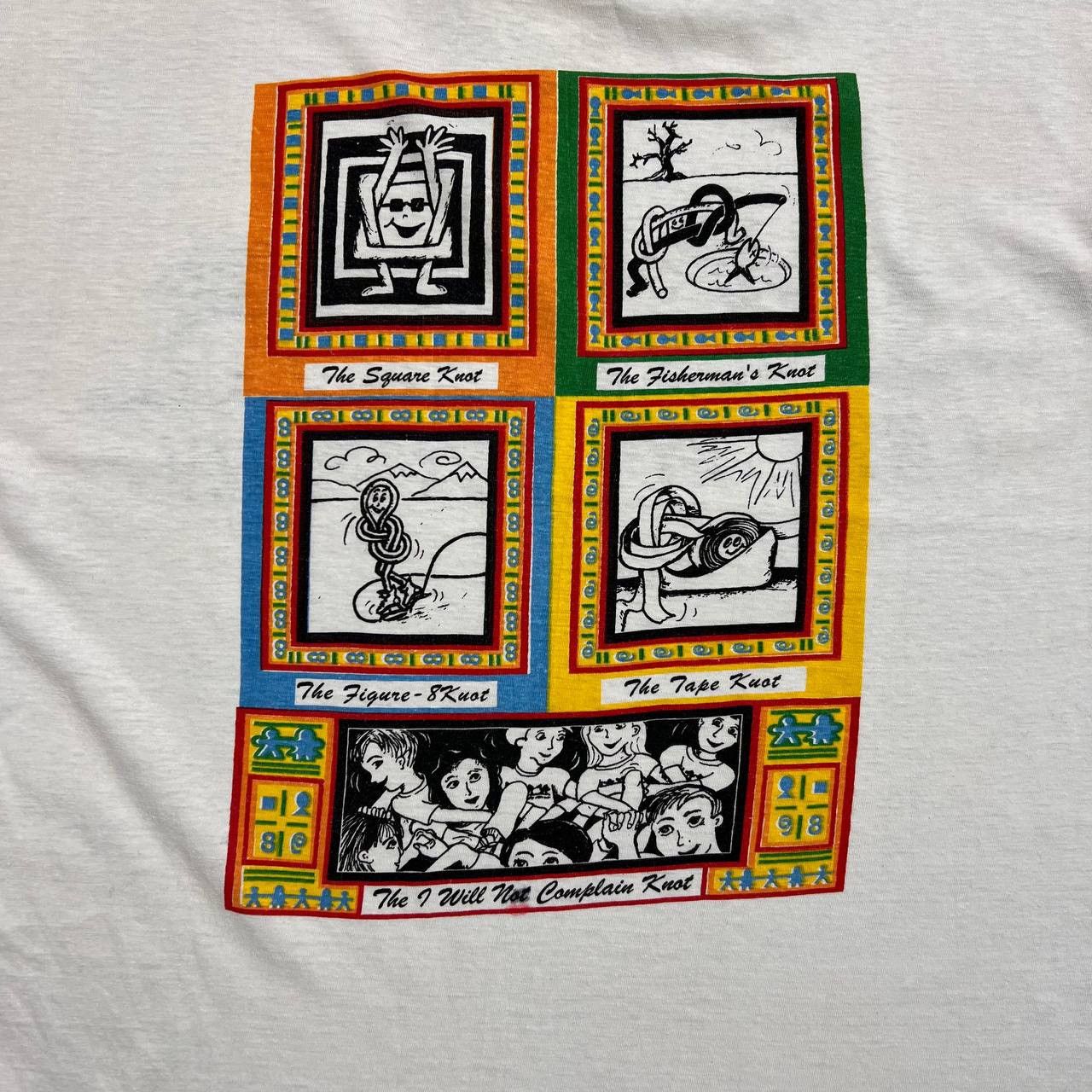 Vintage Vintage 90s Art I Will Not Complain Knot Boxy Fit T Shirt Size US L / EU 52-54 / 3 - 17 Thumbnail