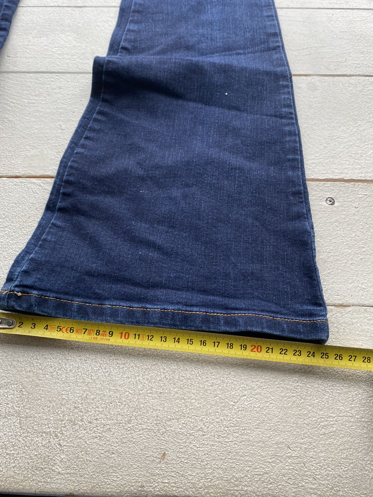 Designer Jane Norman Flare Bell Bottom Blue 28 Womens Jeans Size 28" / US 6 / IT 42 - 6 Thumbnail