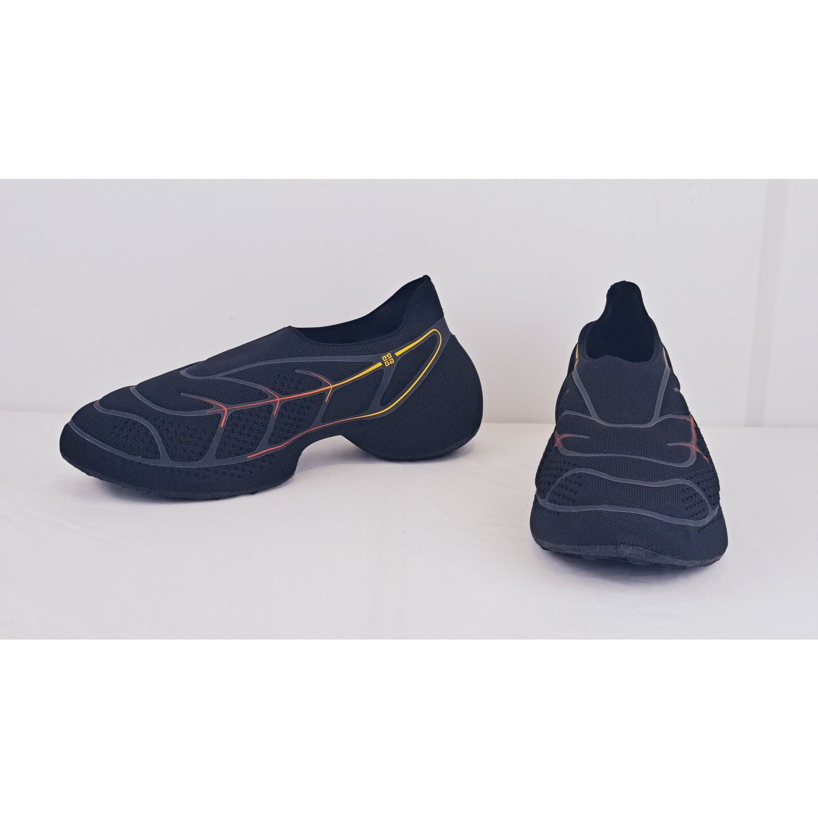 Givenchy o1rshd1 TK-360 Plus Sneakers in Black/Yellow Size US 14 / EU 47 - 10 Thumbnail