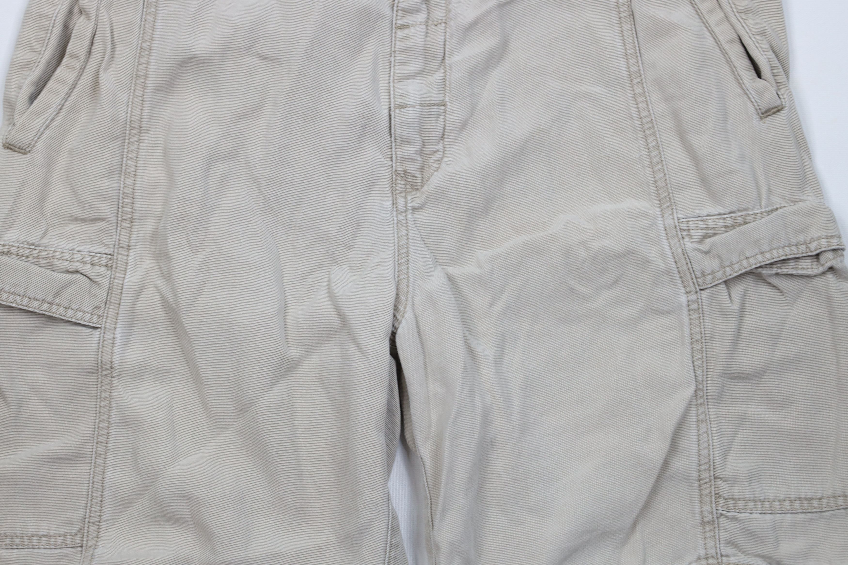 Tommy Bahama Vintage Tommy Bahama Relax Relaxed Fit Cargo Shorts Beige Size US 35 - 3 Thumbnail