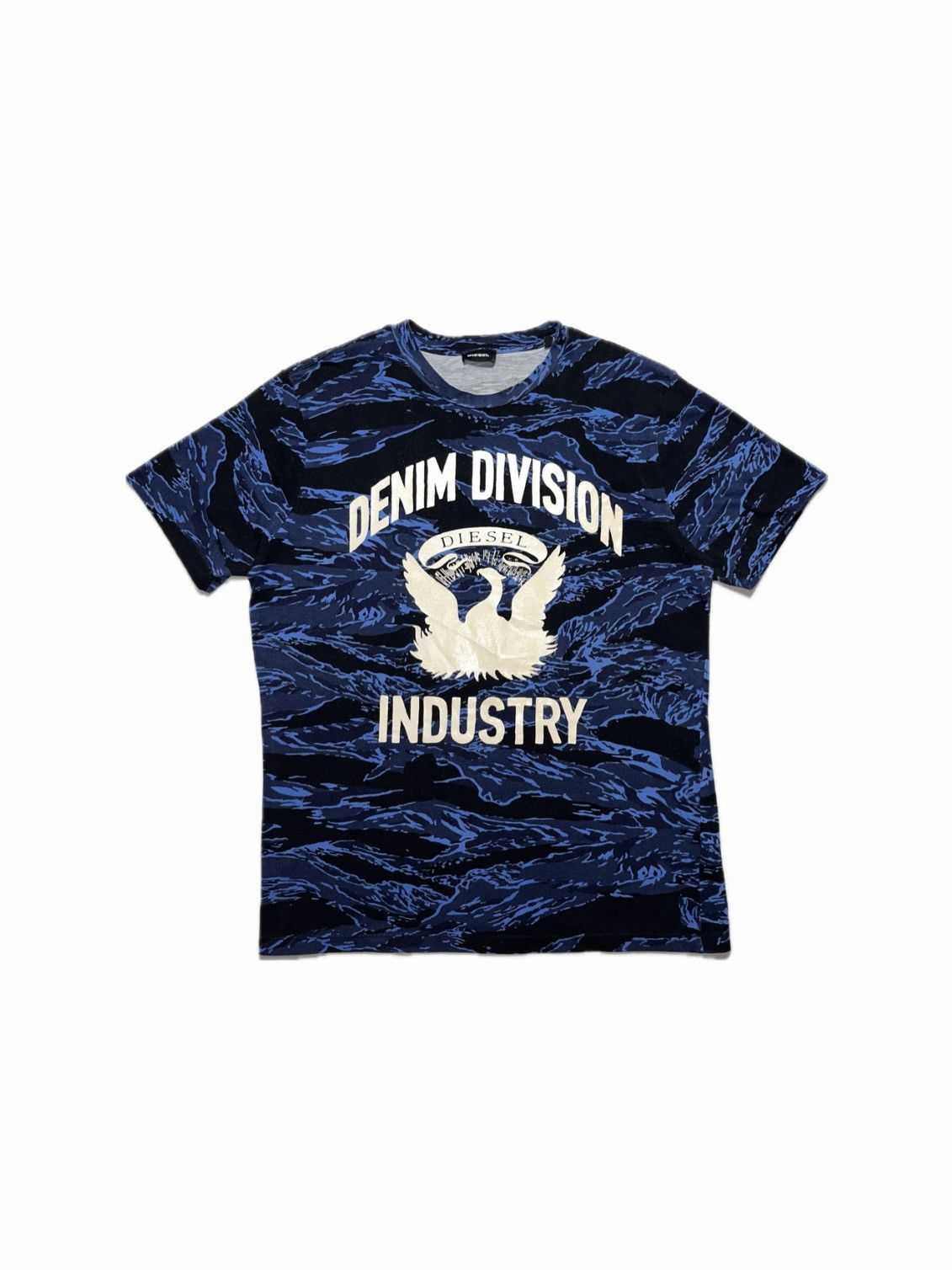 Diesel Diesel blue camo division t-shirt Size US M / EU 48-50 / 2 - 1 Thumbnail