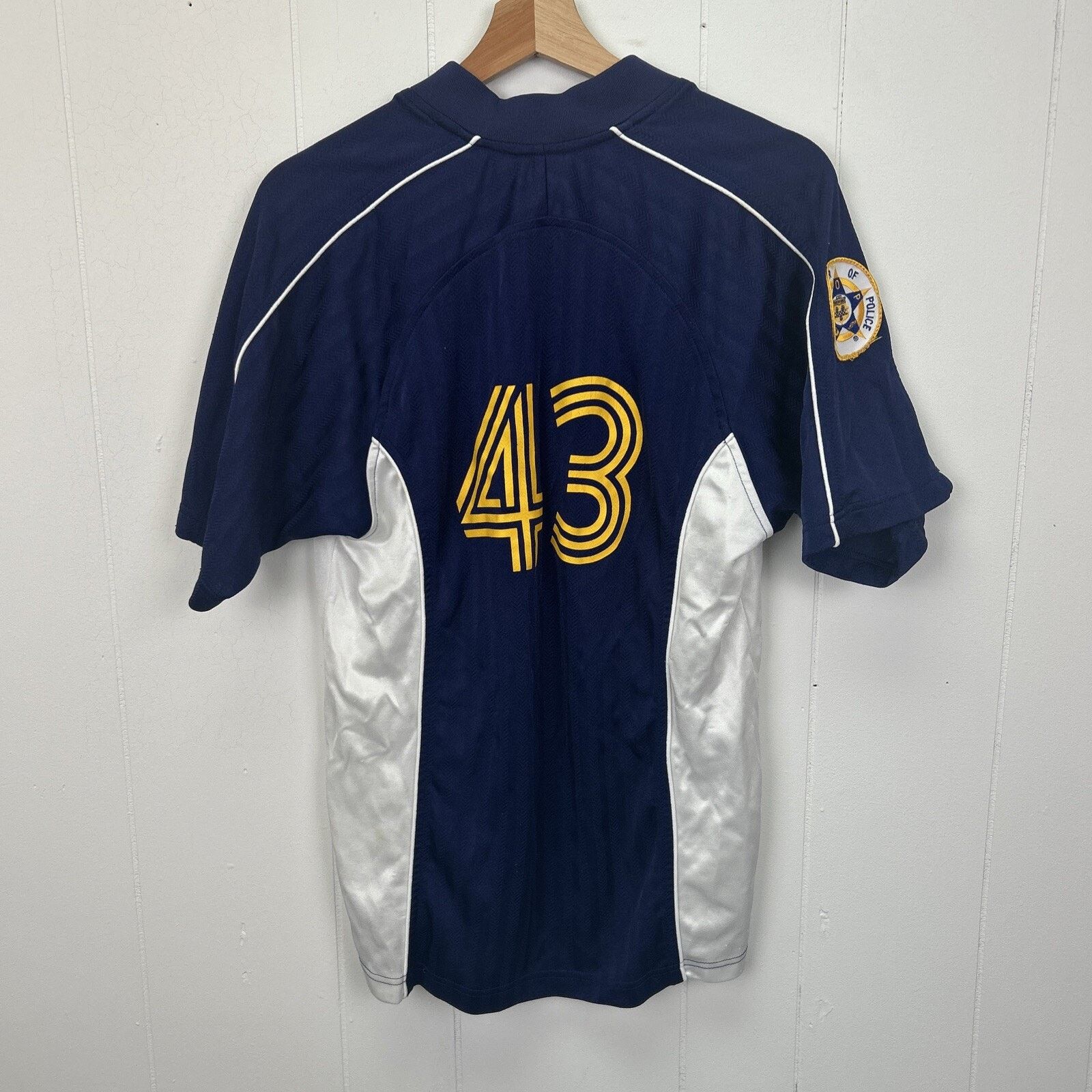 Adidas Adidas Fraternal Order Of Police V-Neck Jersey Size Small Size US S / EU 44-46 / 1 - 4 Thumbnail