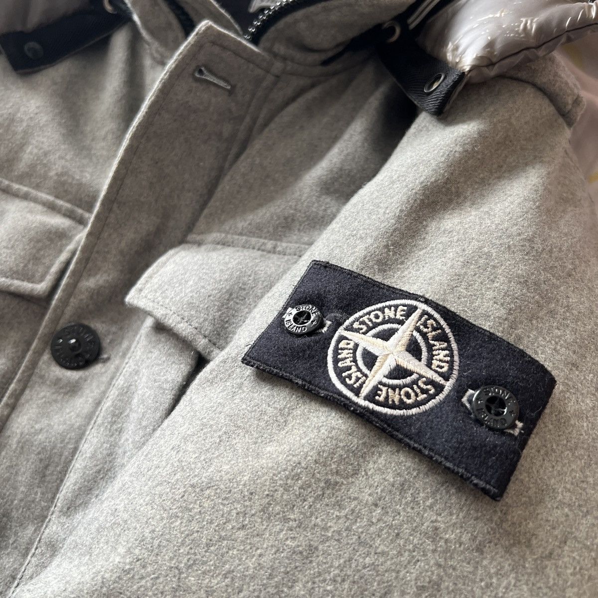 Stone Island 🔥🔥 Stone Island Grey Wool Blend Ice Jacket Size US M / EU 48-50 / 2 - 13 Thumbnail