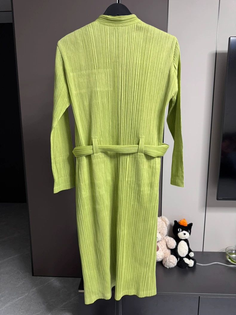 Issey Miyake Issey Miyake size:3 A long green cardigan windbreaker Size S / US 4 / IT 40 - 4 Thumbnail