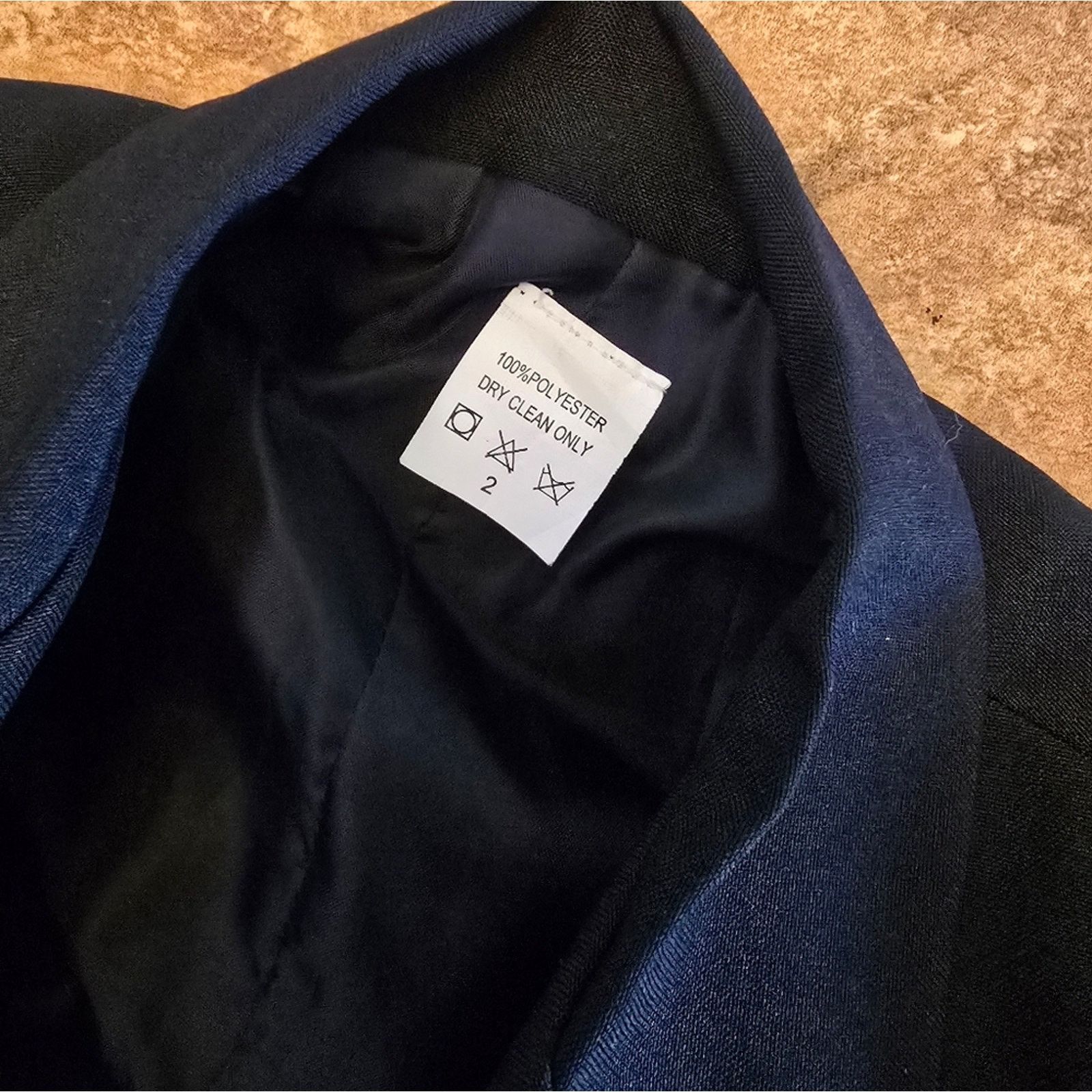 Other Dark Navy Formalwear Suit Blazer Size ONE SIZE - 4 Thumbnail