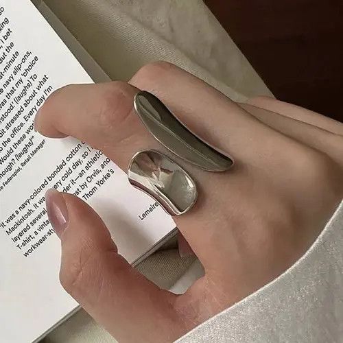 Japanese Brand × Vintage Women's cool wide ring Size ONE SIZE - 3 Thumbnail
