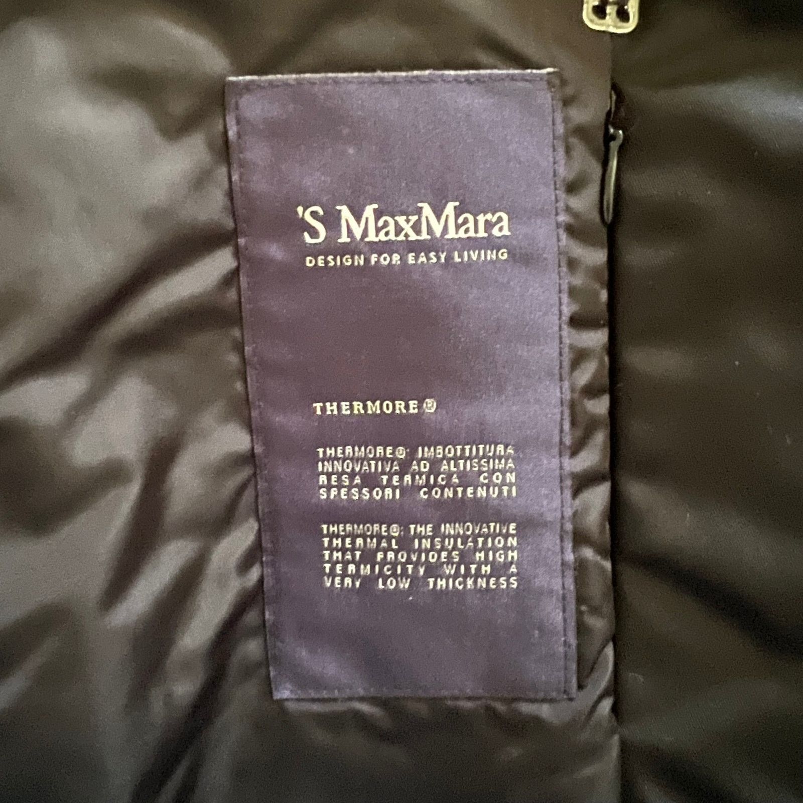 Max Mara 'S MAX MARA Black Trench Coat, Medium/US6 Size M / US 6-8 / IT 42-44 - 9 Thumbnail