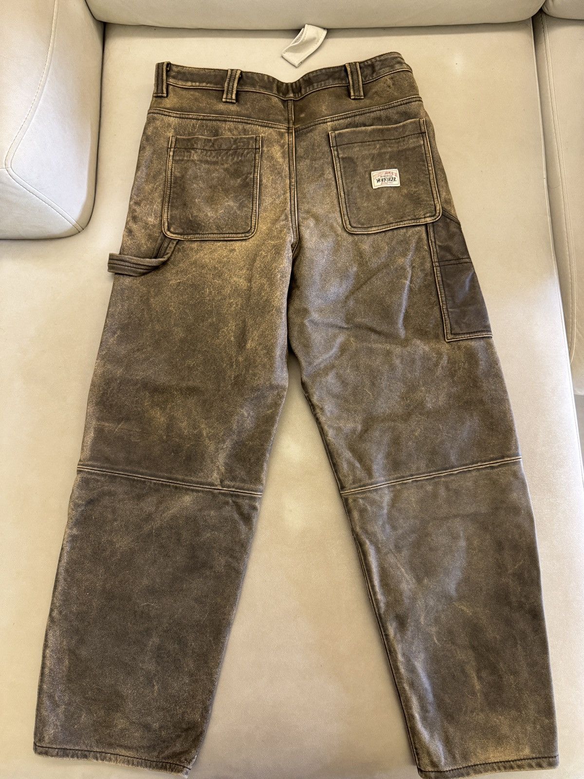 Stussy Stussy Workpant Distressed Leather Size US 32 / EU 48 - 5 Thumbnail