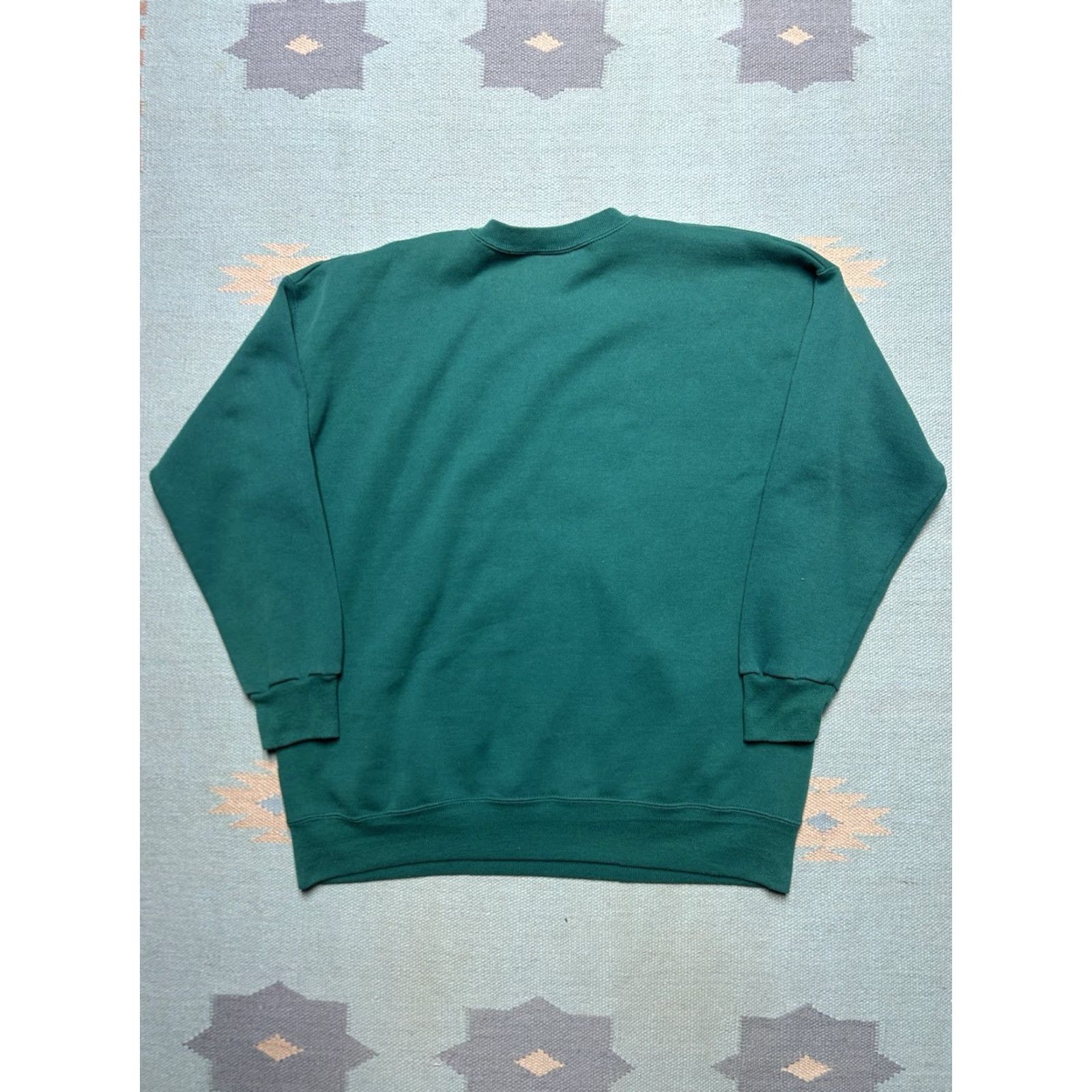 Lee VINTAGE Lee Sweatshirt Crewneck 80s 90s Heavyweight Forest Green XL Mens Pullover Size US XL / EU 56 / 4 - 5 Thumbnail