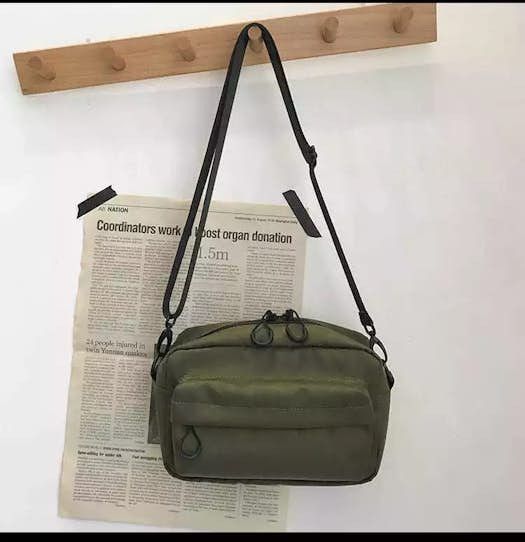 Other Olive Shoulder Carry Side Bag Zip Satchel Pack Tactical Size ONE SIZE - 3 Thumbnail