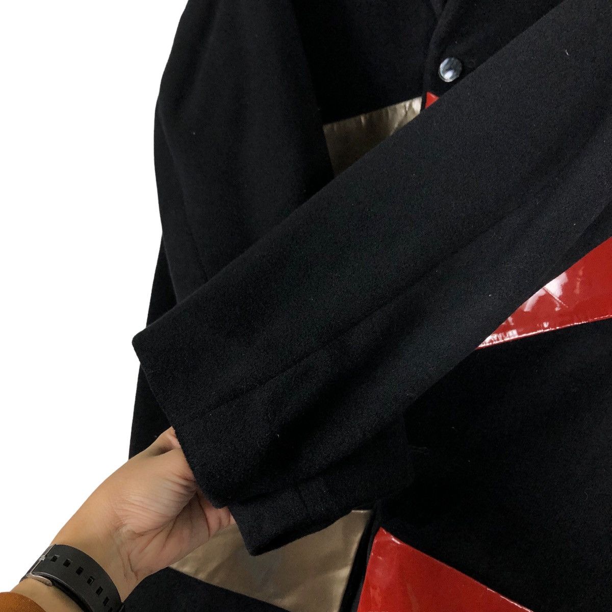 Japanese Brand 🔥Vtg Long Jacket Rare Design Inspire Yohji Yamamoto Japan Size US M / EU 48-50 / 2 - 14 Thumbnail