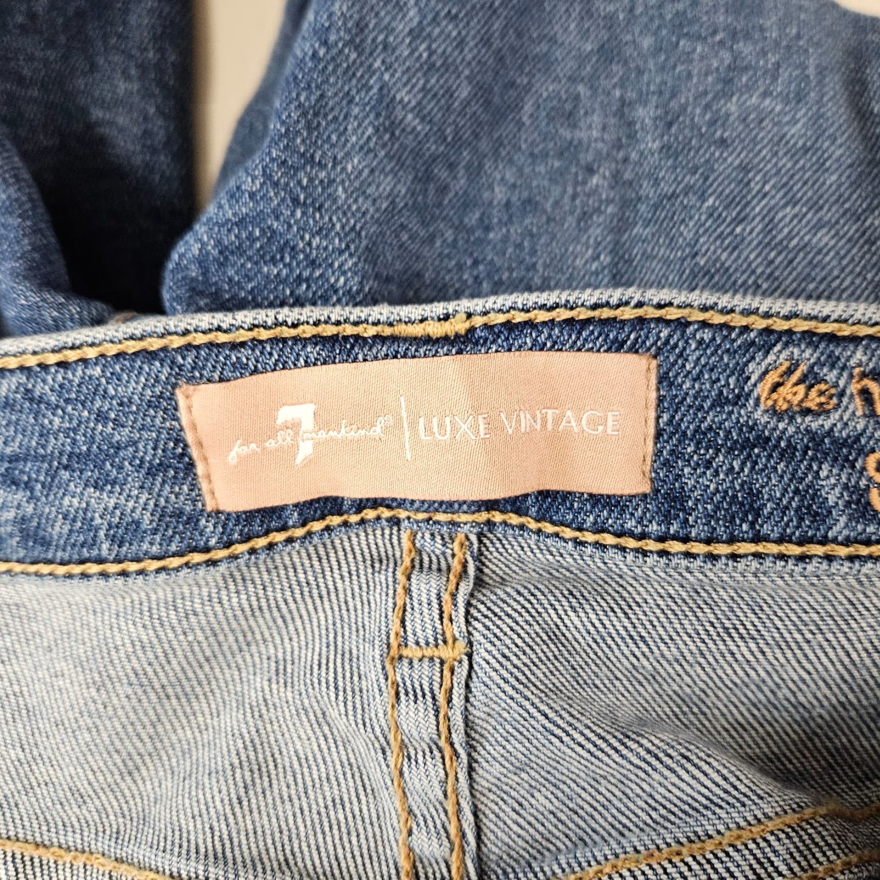 7 For All Mankind 7 For All Mankind Womens Luxe Vintage High Waist Ankle Skinny Jeans Sz 32 Blue Size 24" / US 00 / IT 34 - 8 Thumbnail