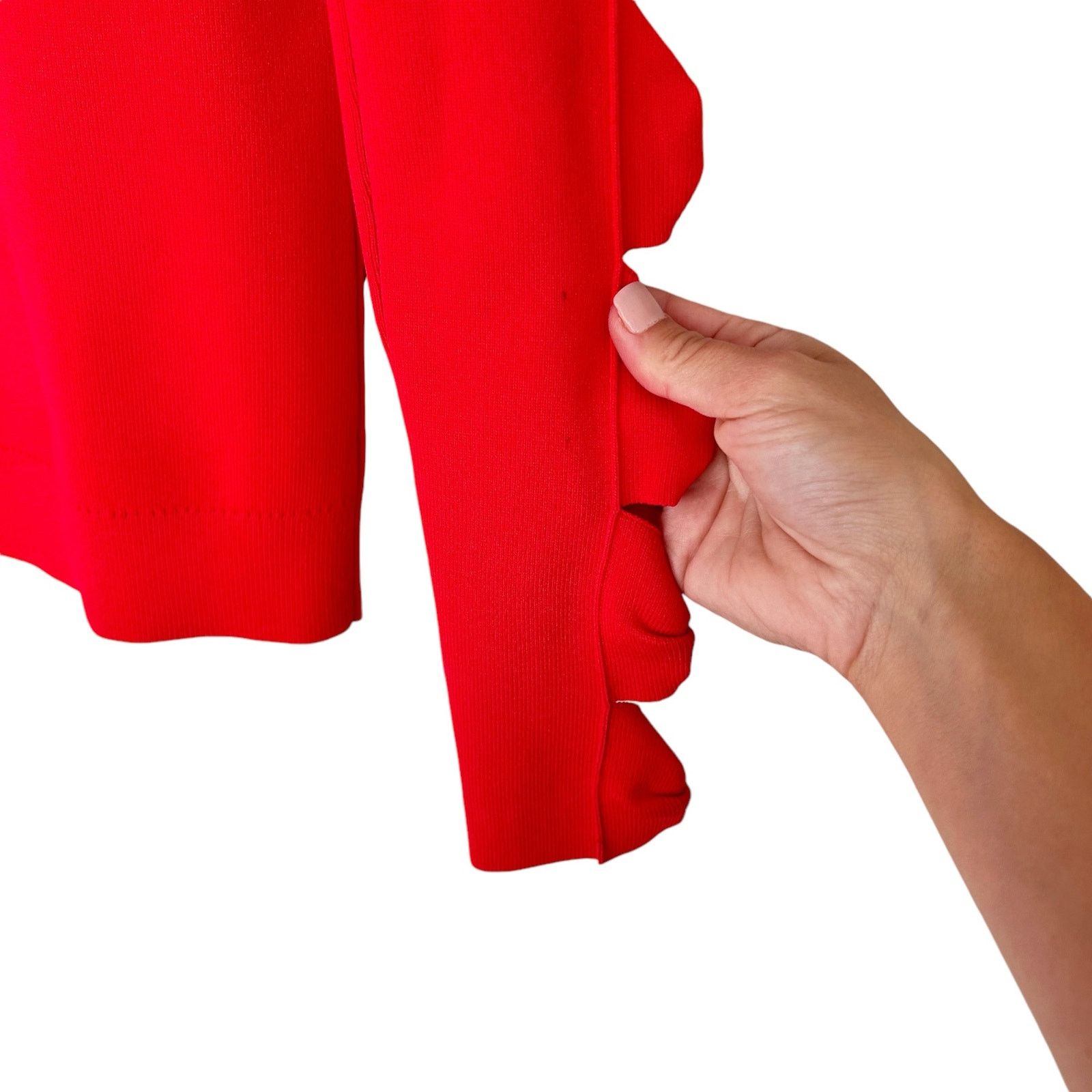 Ted Baker Ted Baker London Red Yonoh Long Sleeve Cut Out Blouse Sz 2 Size XS / US 0-2 / IT 36-38 - 6 Thumbnail