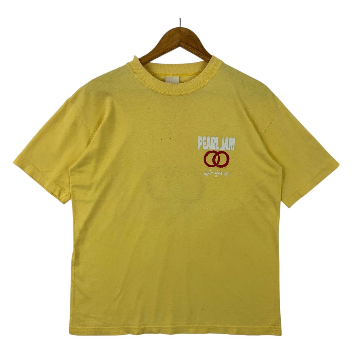 Band Tees × Vintage Vintage 90s PEARL JAM Don’t Give Up band tees Size US M / EU 48-50 / 2 - 1 Thumbnail