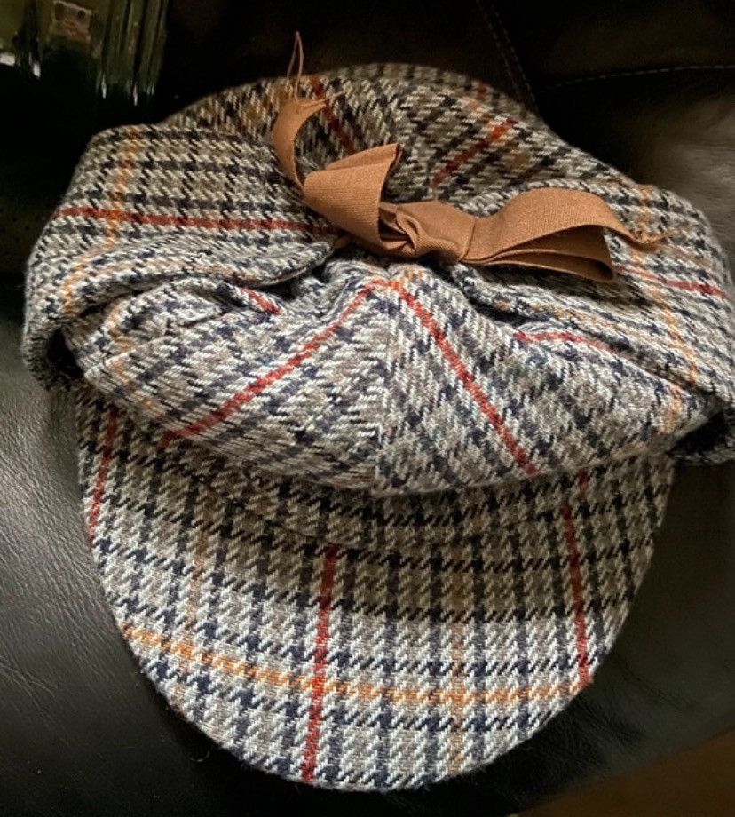 Other Multi-coloured plaid Tweed Deerstalker Sherlock Holmes Hat S Size ONE SIZE - 5 Thumbnail