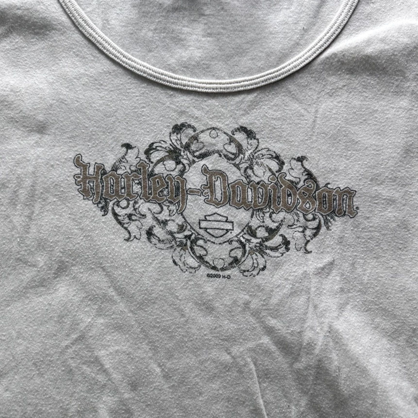 Harley Davidson Harley-Davidson Shirt Mens M Gray Sleeveless Tank Round Neck Graphic Logo Size US M / EU 48-50 / 2 - 2 Thumbnail