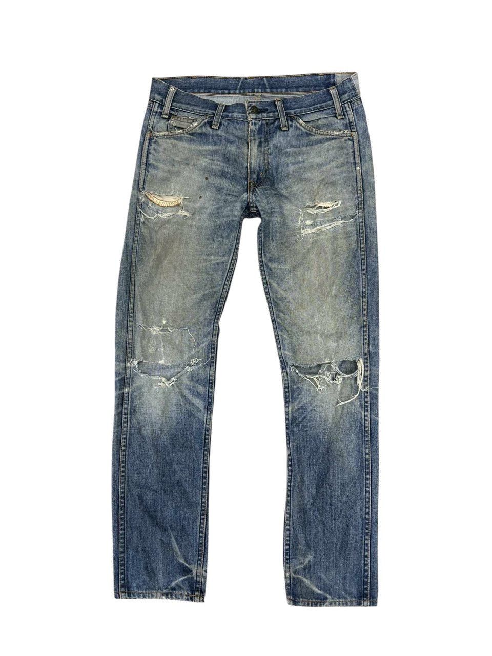 Distress Levis Vintage Orange Tagg Big E Japan.