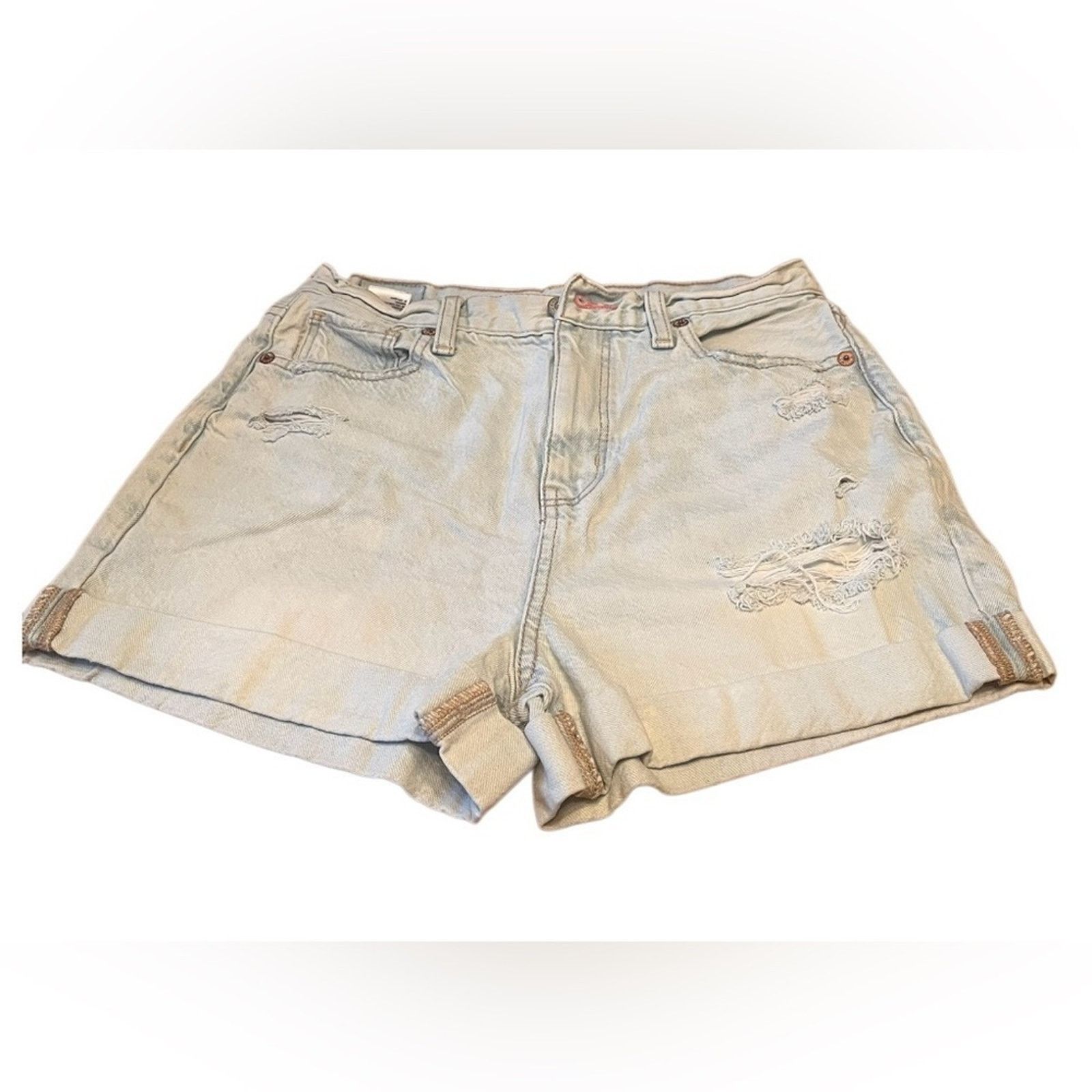 American Eagle Outfitters American Eagle distressed shorts, size small Size 27" / US 4 / IT 40 - 1 Thumbnail