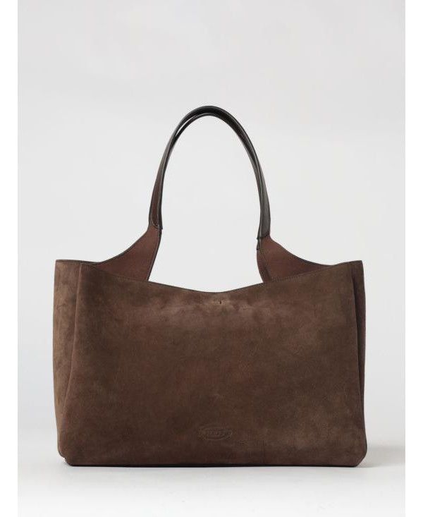 Timeless Suede Medium Tote Bag in Black, Women's