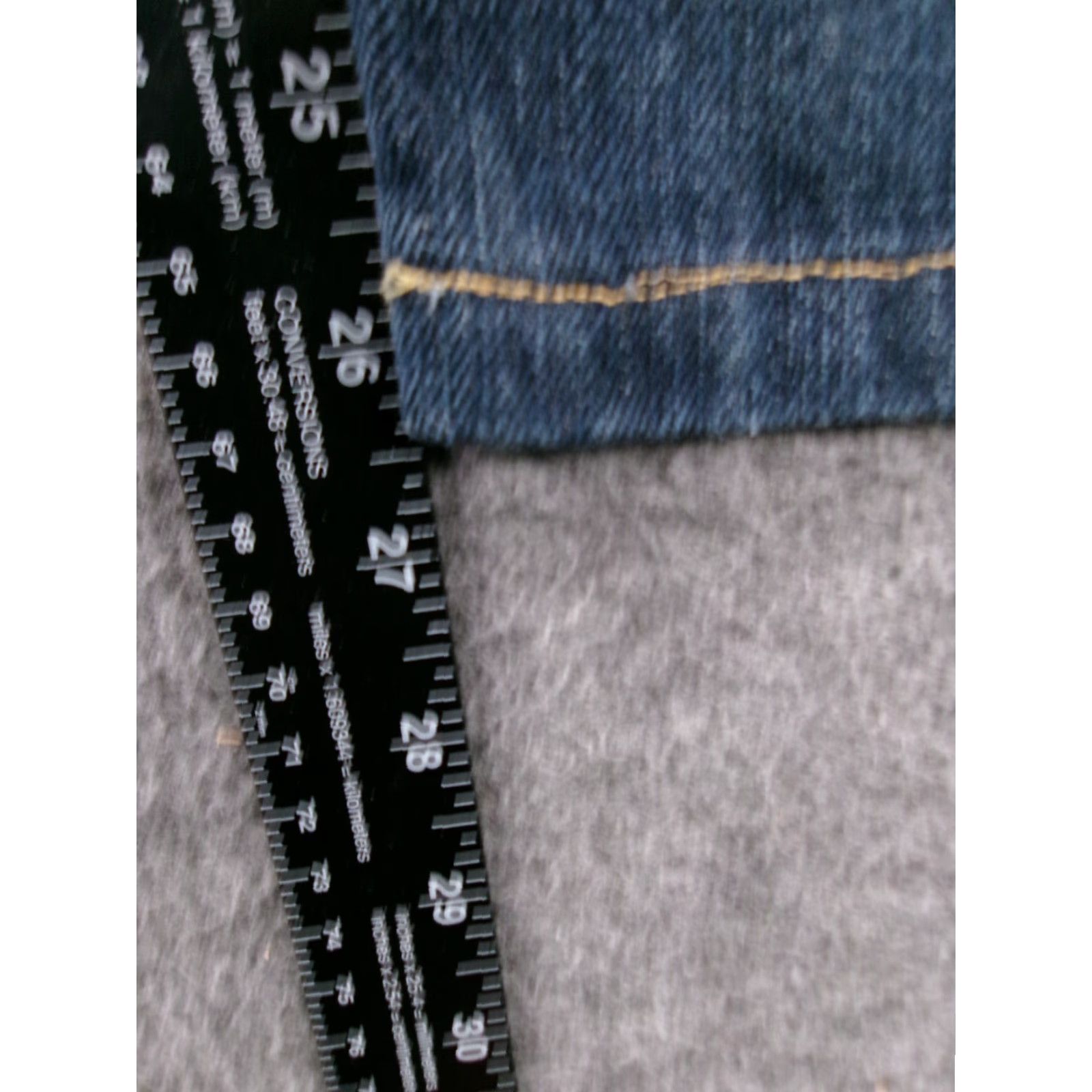 Vintage Concepts by Claiborne Jeans Men 36X27 Straight Leg Relaxed Fit Denim Blue 5-Pocket USA Western 80s 90s Logo Mens Size US 36 / EU 52 - 6 Thumbnail