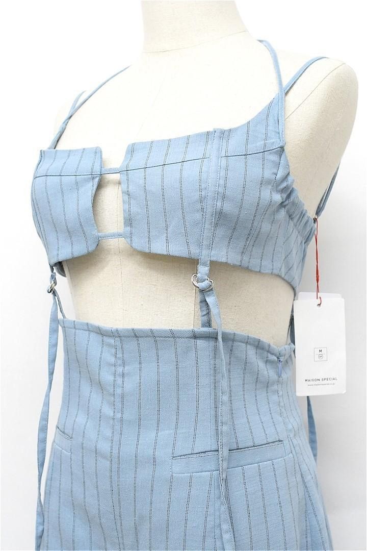 Japanese Brand Maison Special Blue Women's Jumpsuit Size 25" / US 0 / IT 36 - 3 Thumbnail