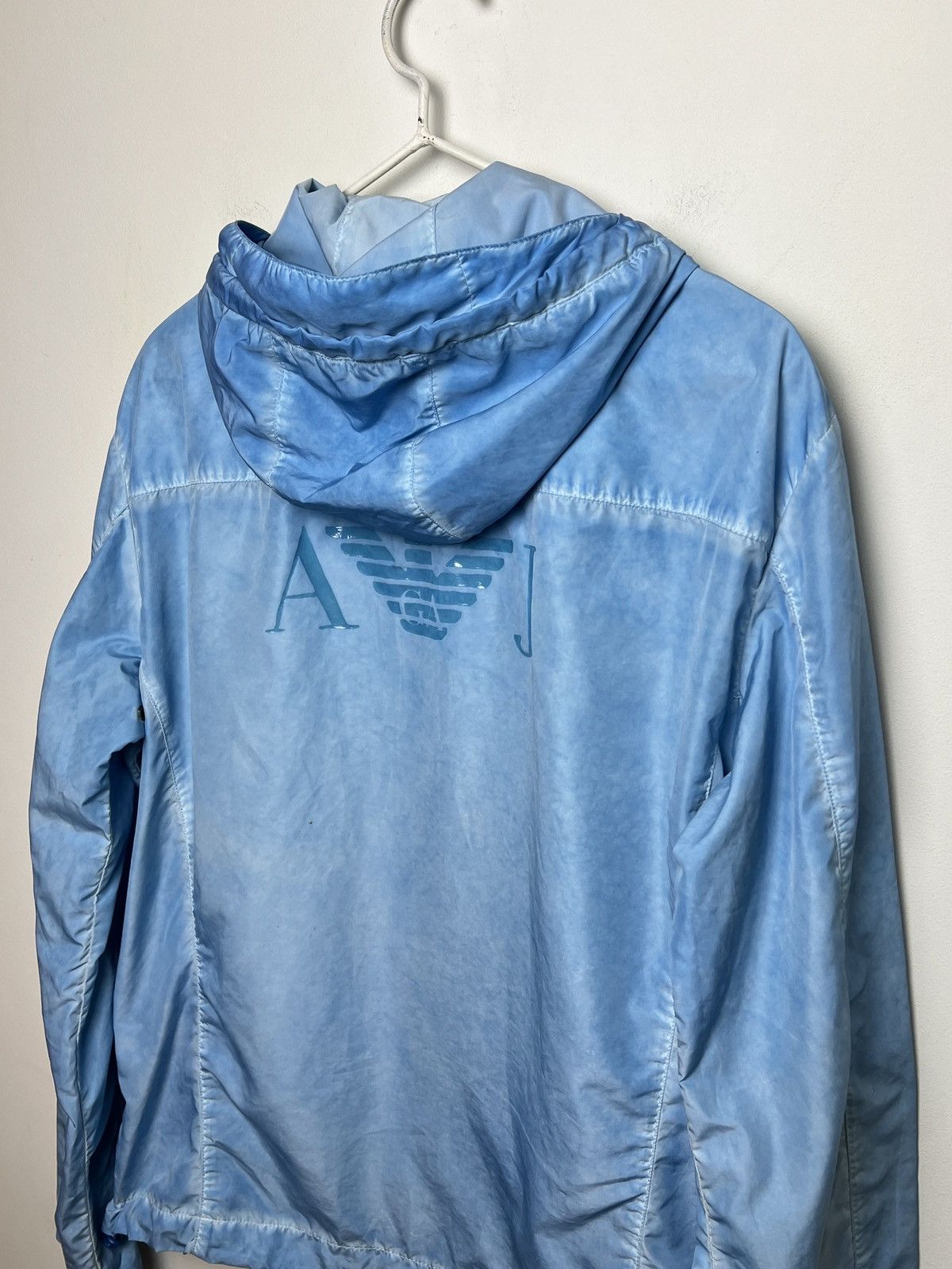 Giorgio Armani armani y2k dyed nylon jacket windrunner Size US L / EU 52-54 / 3 - 10 Thumbnail