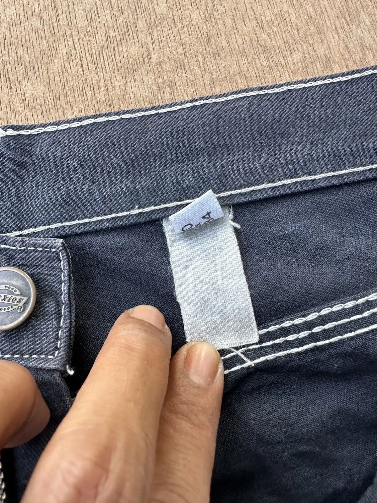 Dickies STEALS🔥VINTAGE DICKIES WORKWEAR FADED BAGGY CARPENTER PANTS Size US 27 - 9 Thumbnail