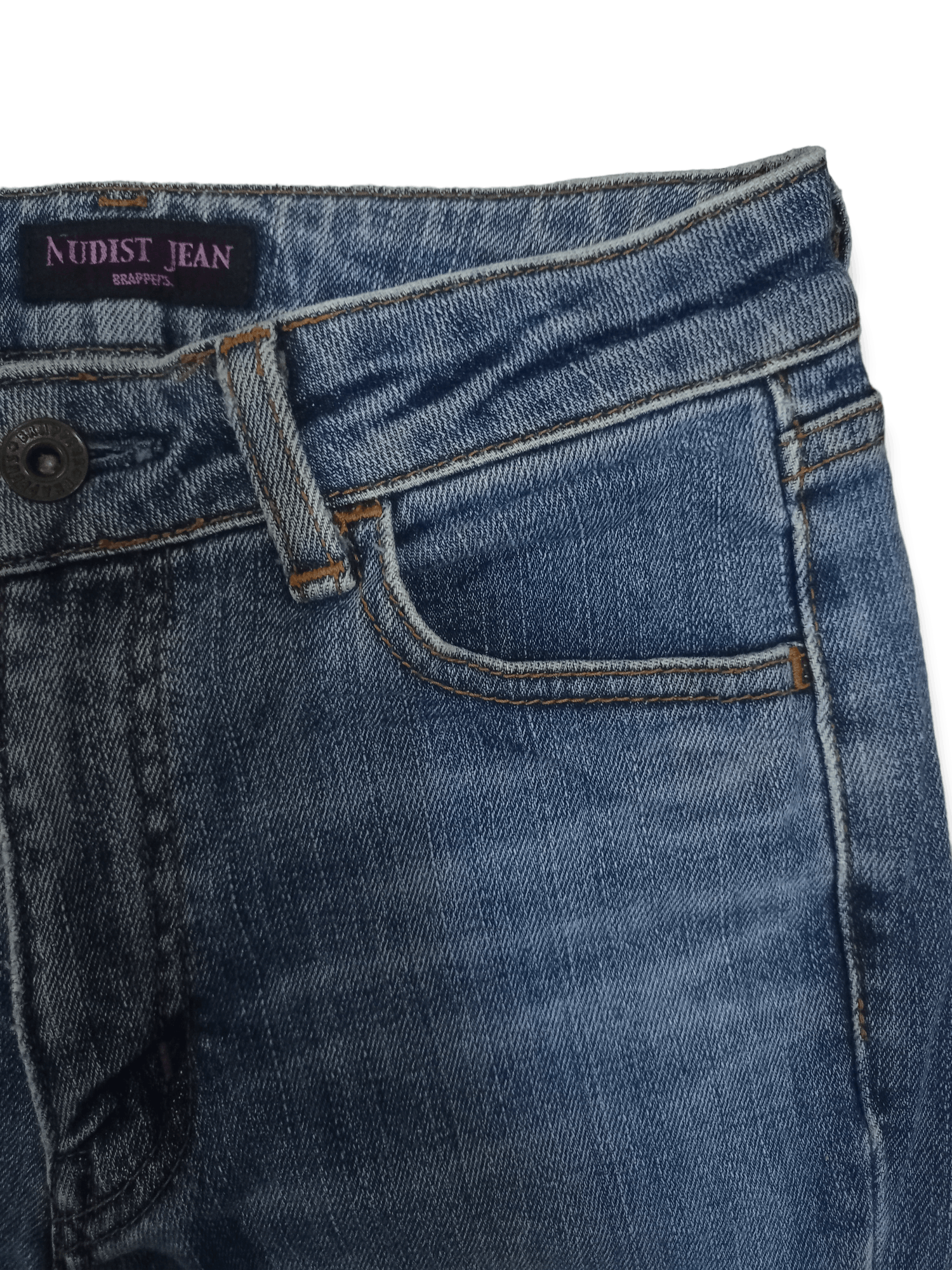Hysteric Glamour × Japanese Brand Vintage Japanese Blue Wash Flare Distressed Jeans Size 24" / US 00 / IT 34 - 7 Thumbnail