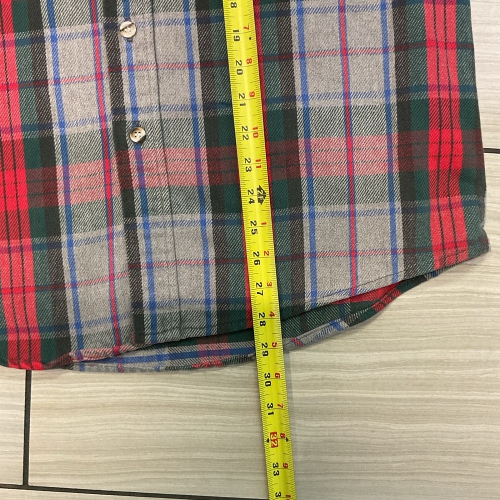 FiveBrother 1990's Five Brother Vintage Workwear Flannel Shirt Size US L / EU 52-54 / 3 - 4 Thumbnail