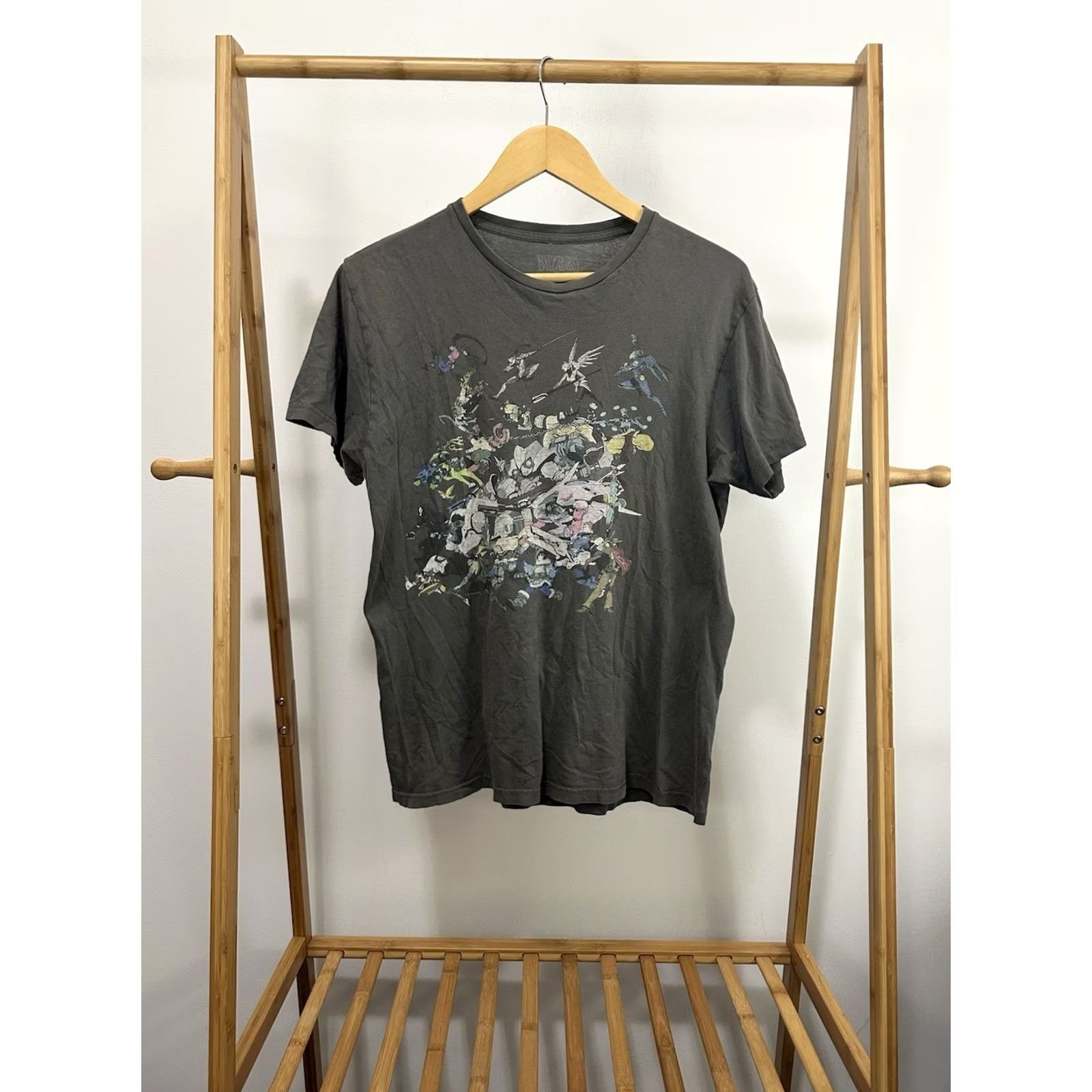 Vintage Overwatch Blizzard T-Shirt Gray M Men Short Sleeve Size M Size US M / EU 48-50 / 2 - 2 Thumbnail