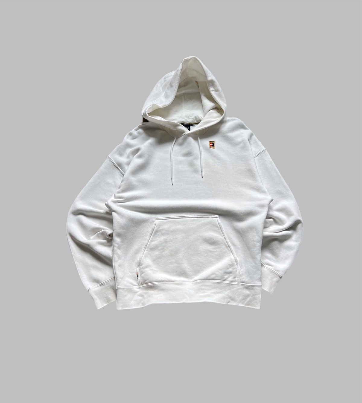 Nike × Vintage Vintage Nike Tennis Court Hoodie x Andre Agassi Rare Size US S / EU 44-46 / 1 - 1 Thumbnail