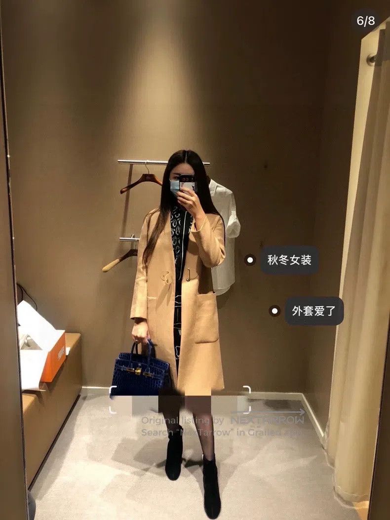 Hermes Hermes Khaki linen coat, 98% linen and 2% cotton Size XXS / US 00 / IT 34 - 9 Thumbnail