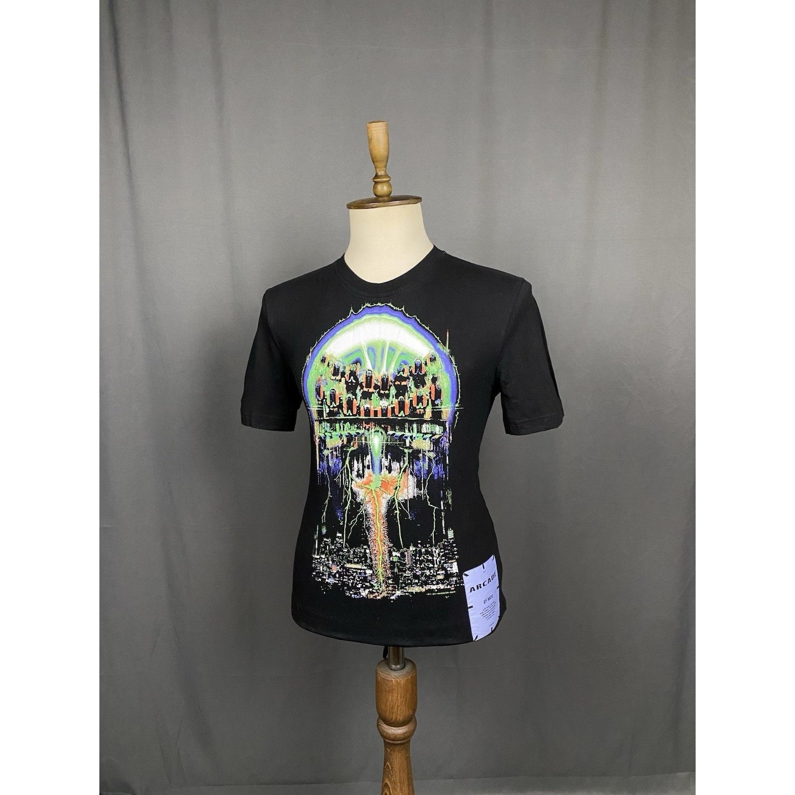 Alexander McQueen Alexander McQueen AR-2 Collection Plasma Men's Black T-Shirt Size US L / EU 52-54 / 3 - 4 Thumbnail