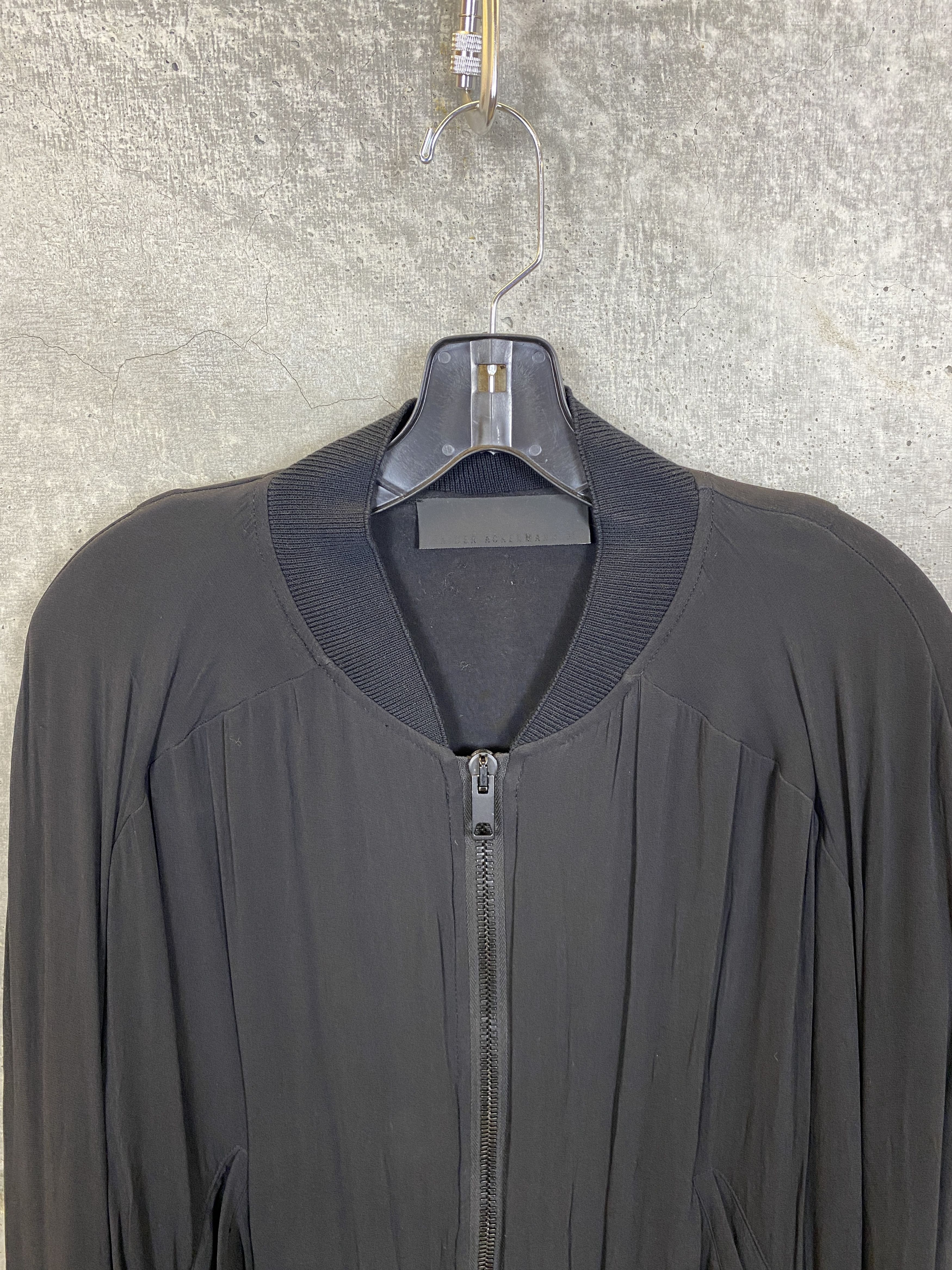 Haider Ackermann HAIDER ACKERMAN BLACK SILK BOMBER JACKET Size US M / EU 48-50 / 2 - 3 Thumbnail