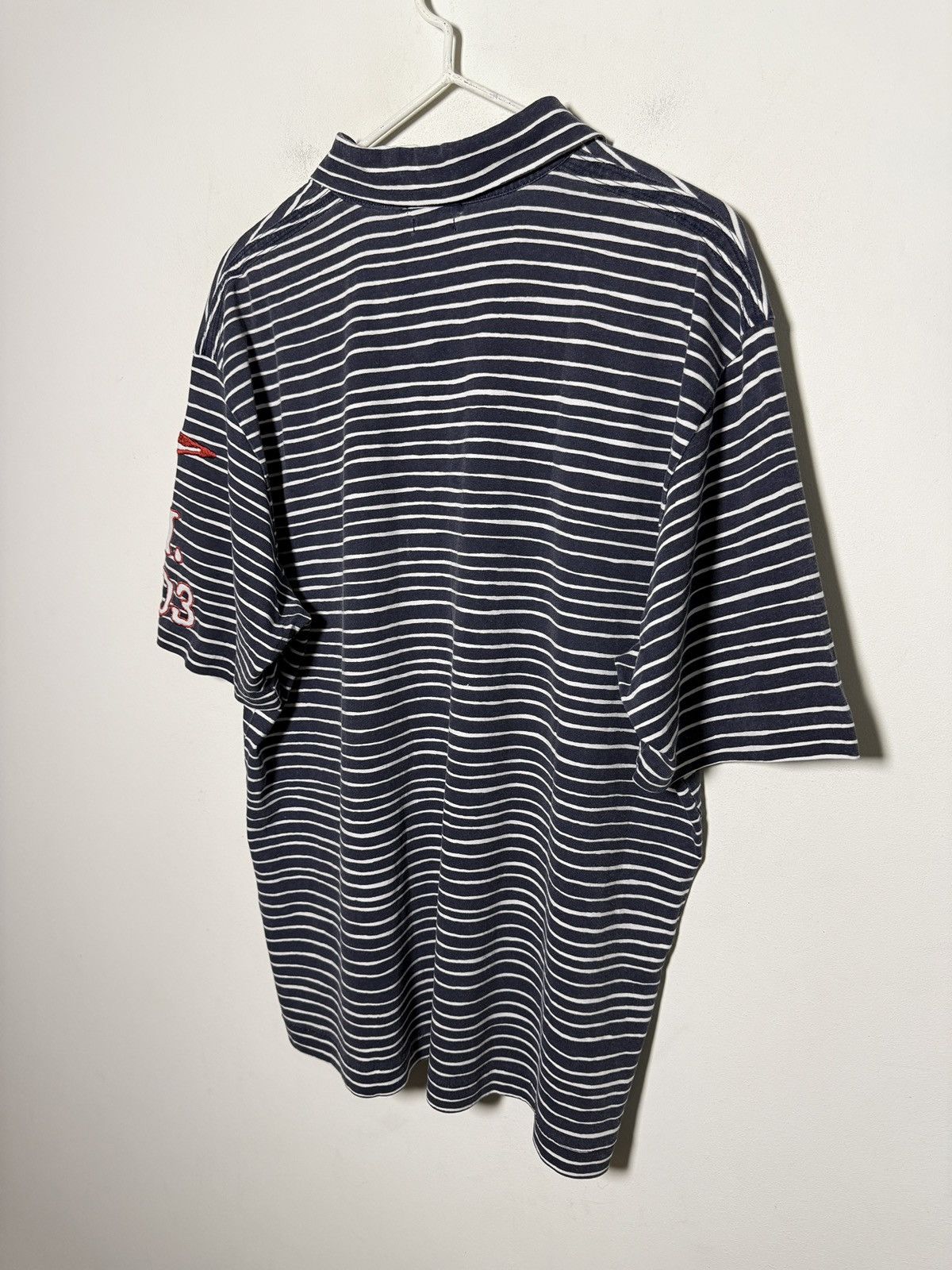 Stone Island stone island y2k striped polo Size US L / EU 52-54 / 3 - 7 Thumbnail