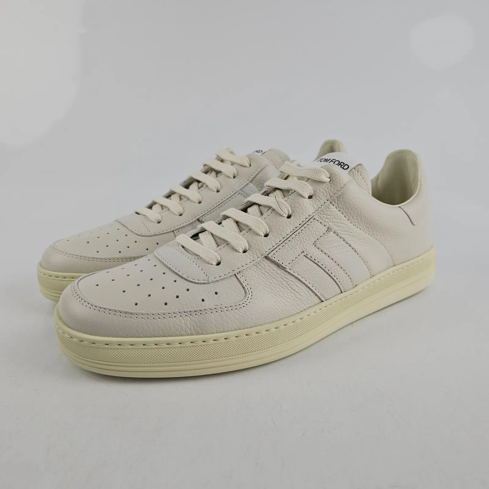 Tom Ford Tom Ford Radcliffe White Low Top Sneakers New Size US 12 / EU 45 - 1 Thumbnail
